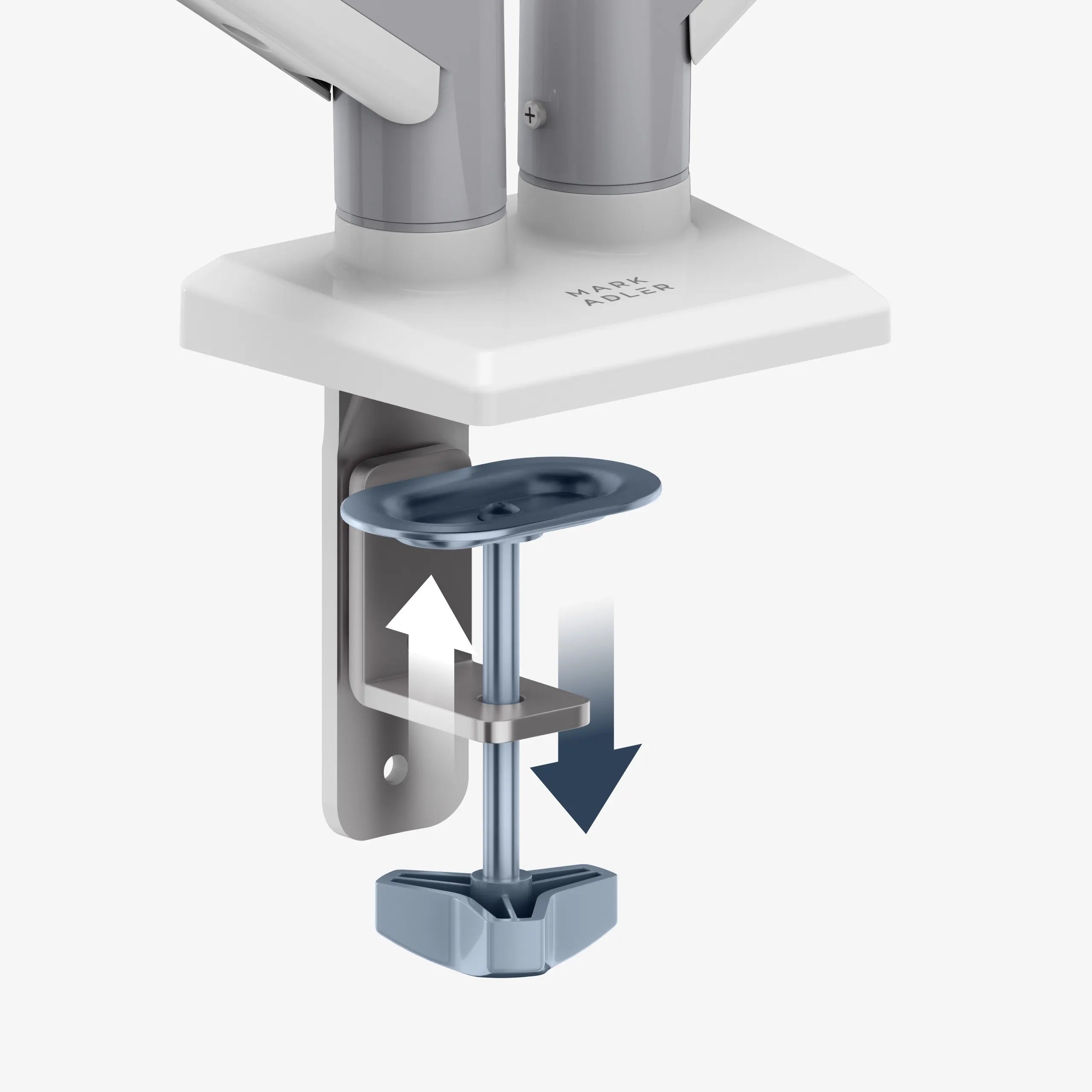 Mark Adler Flow 2.0 monitorhouder voor op het bureau