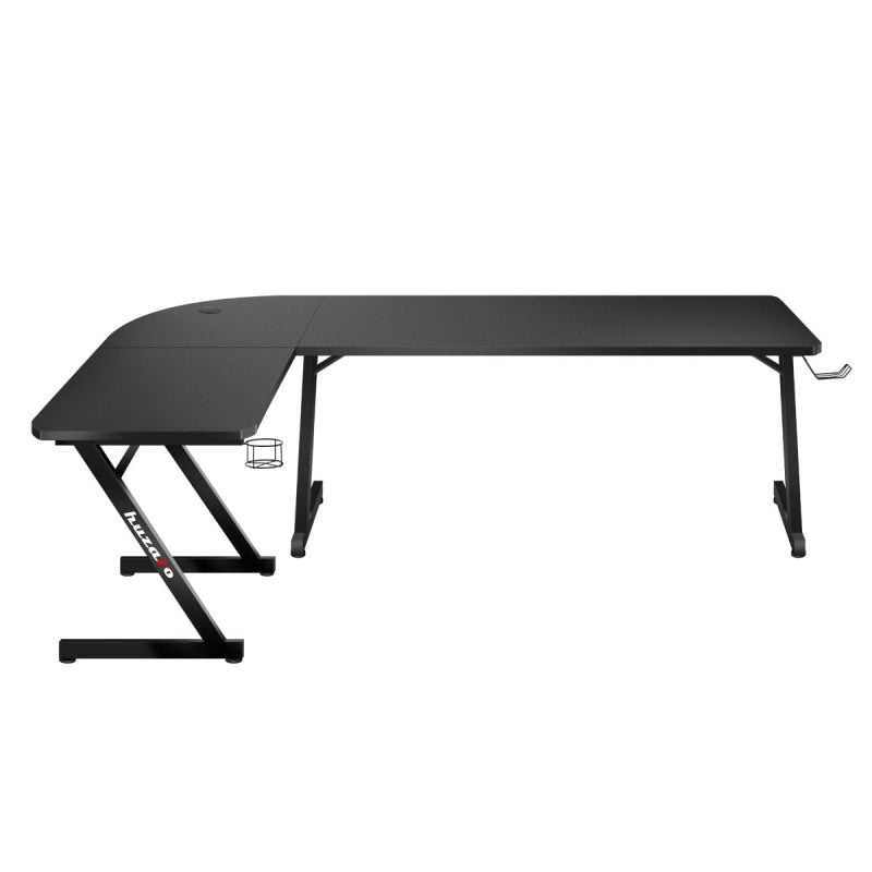 Huzaro Hero 7.0 Black hoekgamingbureau, 154 cm