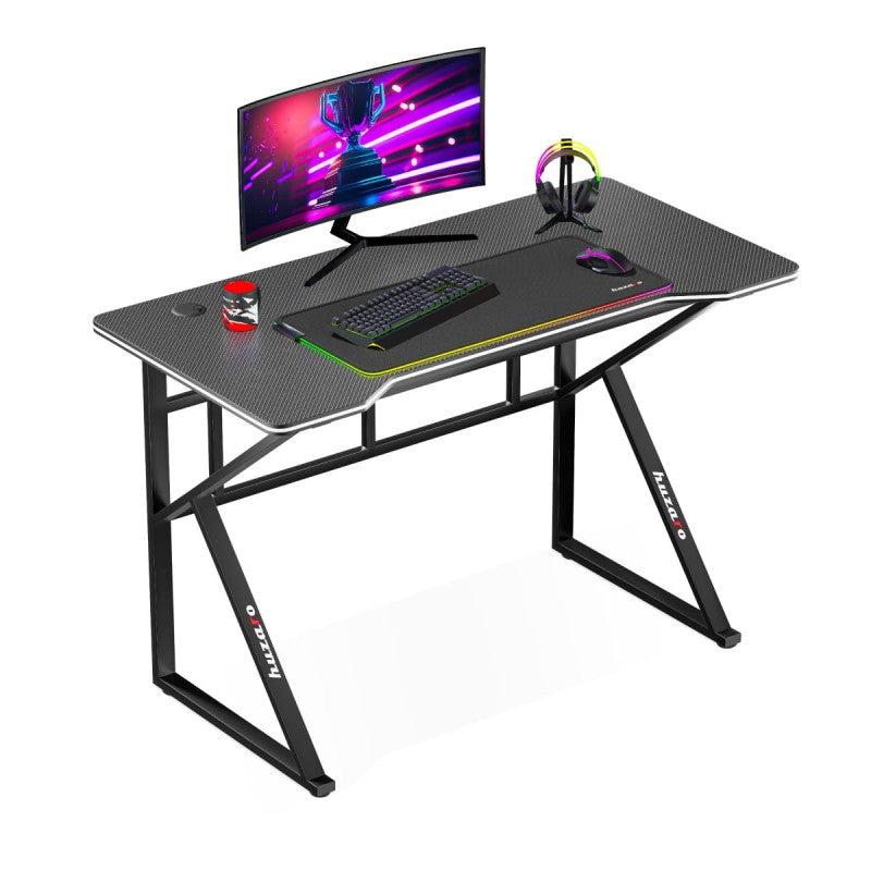 Biurko Gamingowe Huzaro Hero 1.6 Black 120 cm