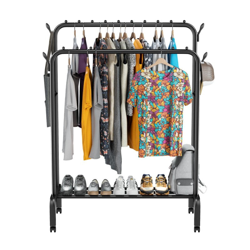 Alle kleding binnen handbereik