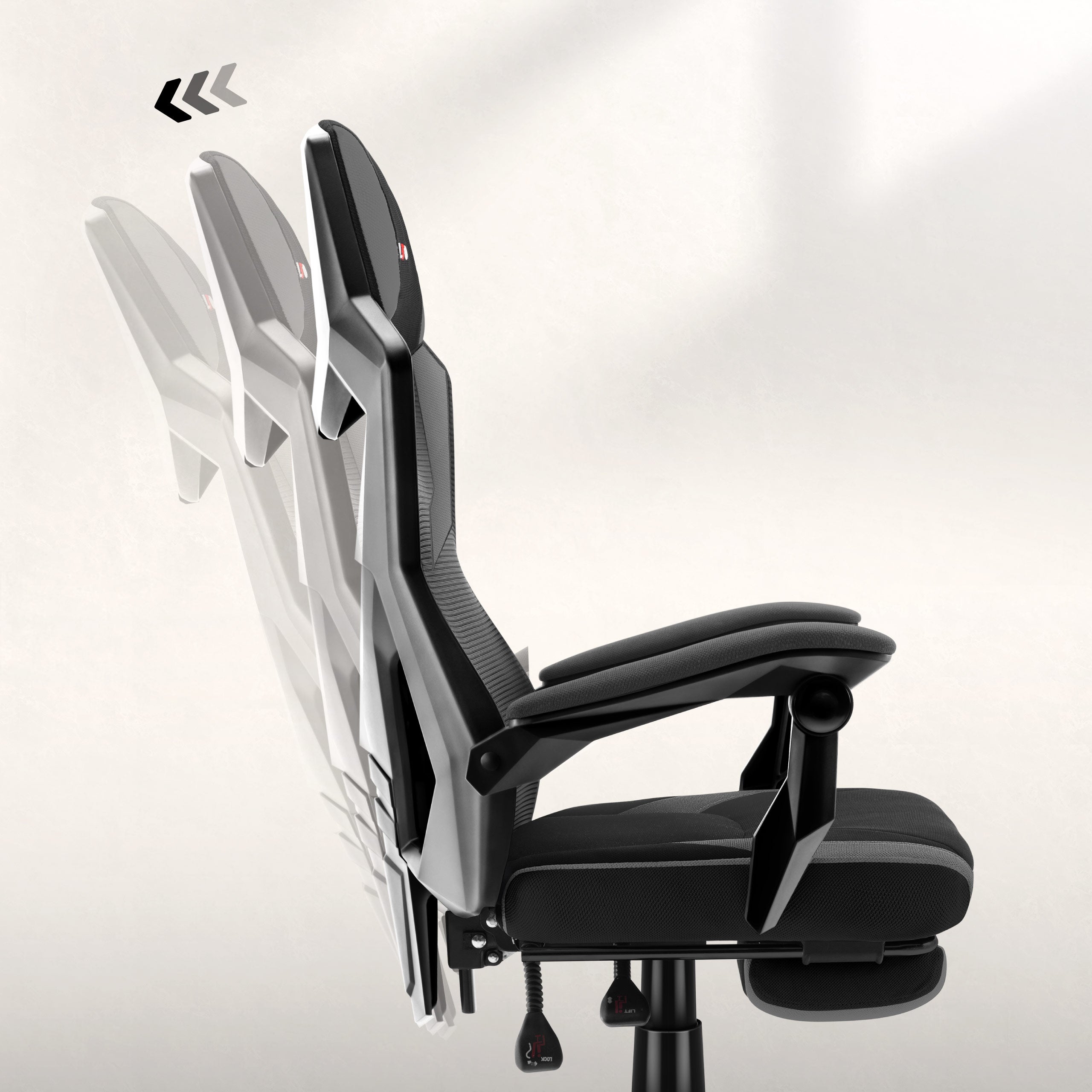 FlexiBack – instelbare hellingshoek tot 135°