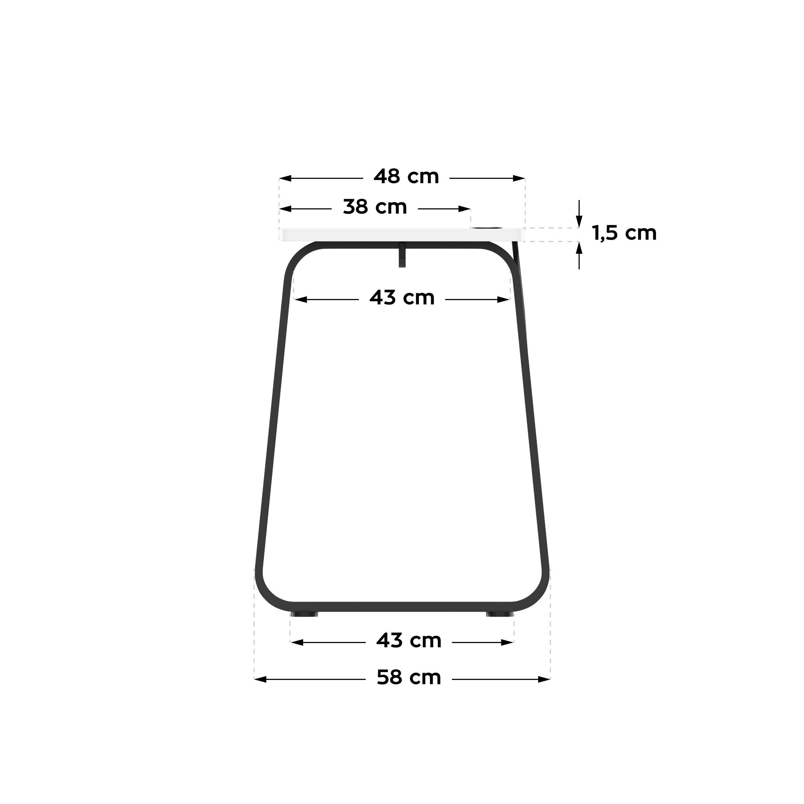 Huzaro Hero 1.5 White gamingbureau, 120 cm