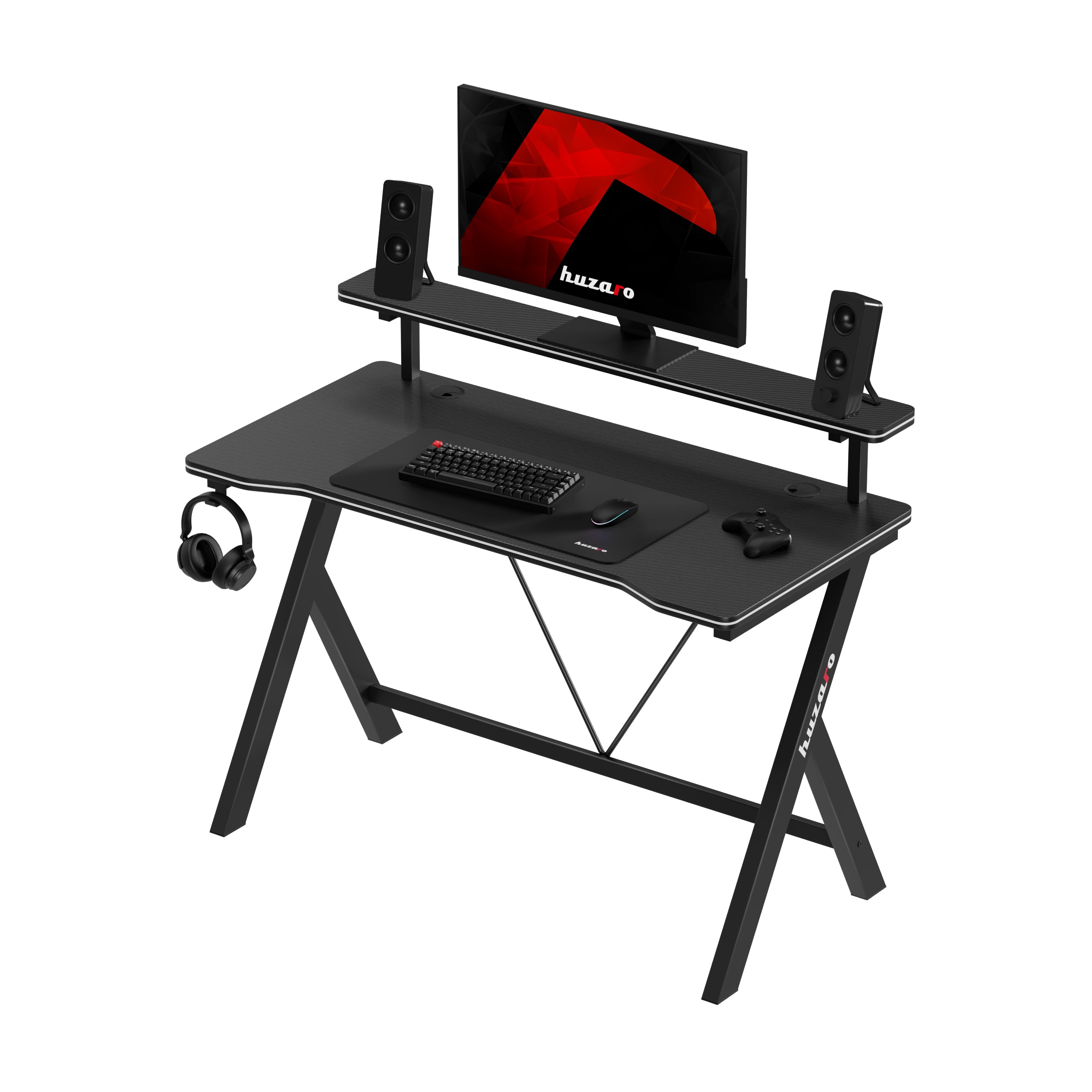 Gamingbureau 120 cm Huzaro Hero 1.9 Black
