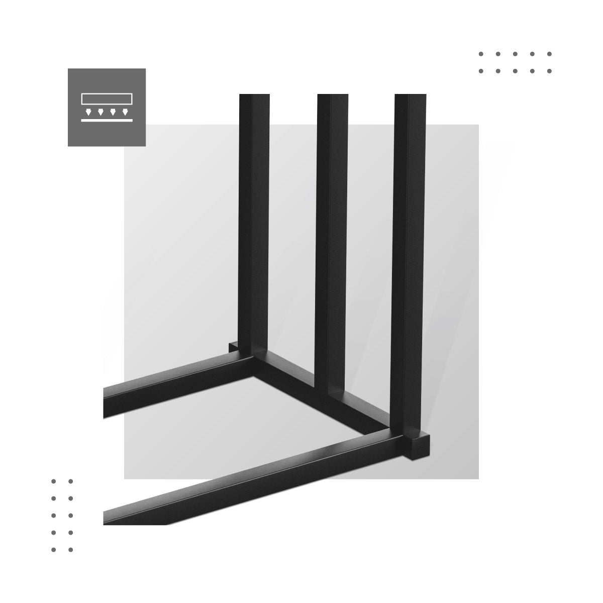 Stabiele basis, lichte constructie