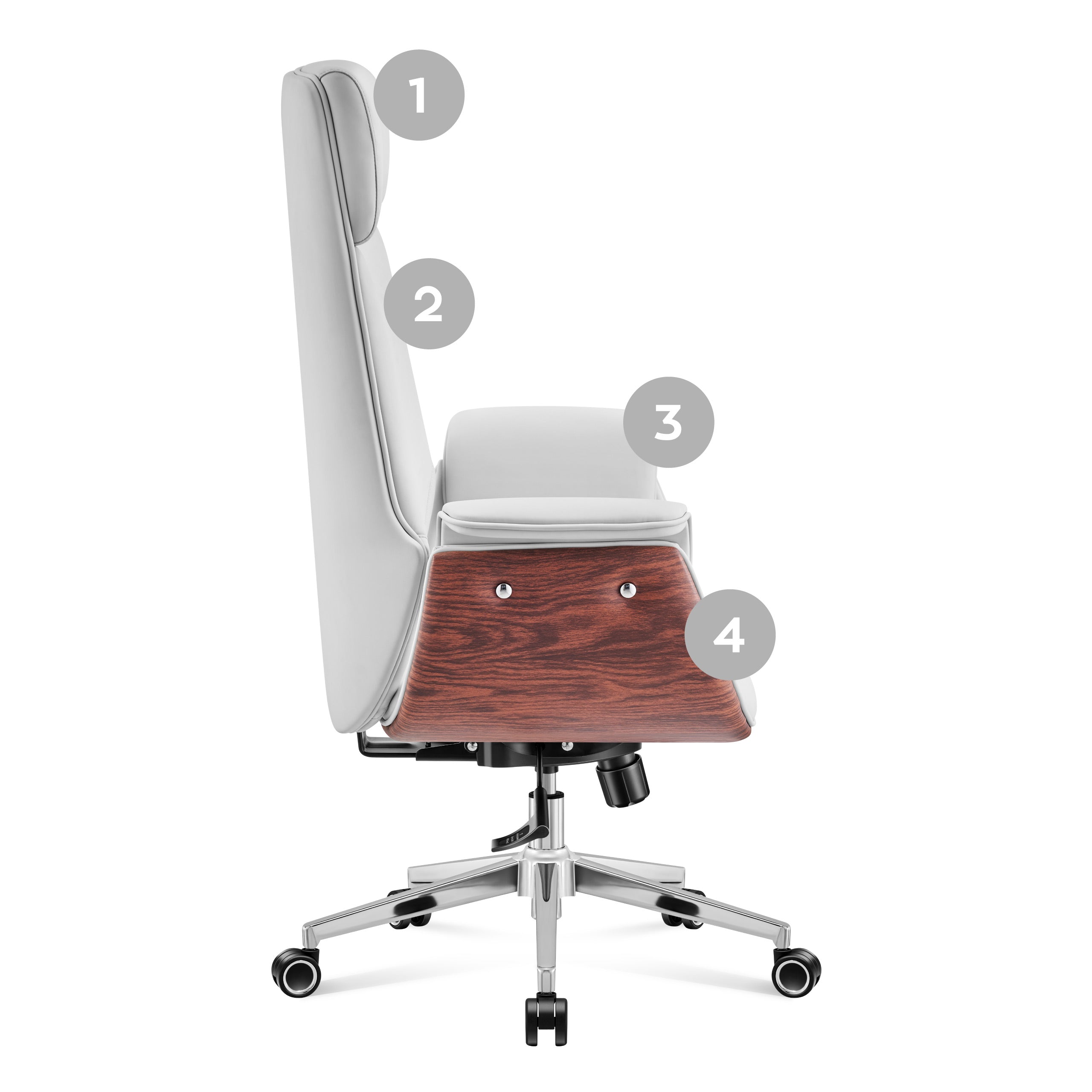 Mark Adler Boss 8.2 Grey bureaustoel