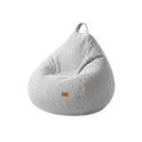 Grijze corduroy zitzak van Mark Adler Comfy 1.0 Grey