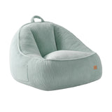 Pouf met rugleuning van corduroy, Mark Adler Comfy 4.0 Sage