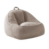 Pouf met rugleuning van corduroy, Mark Adler Comfy 4.0 Taupe