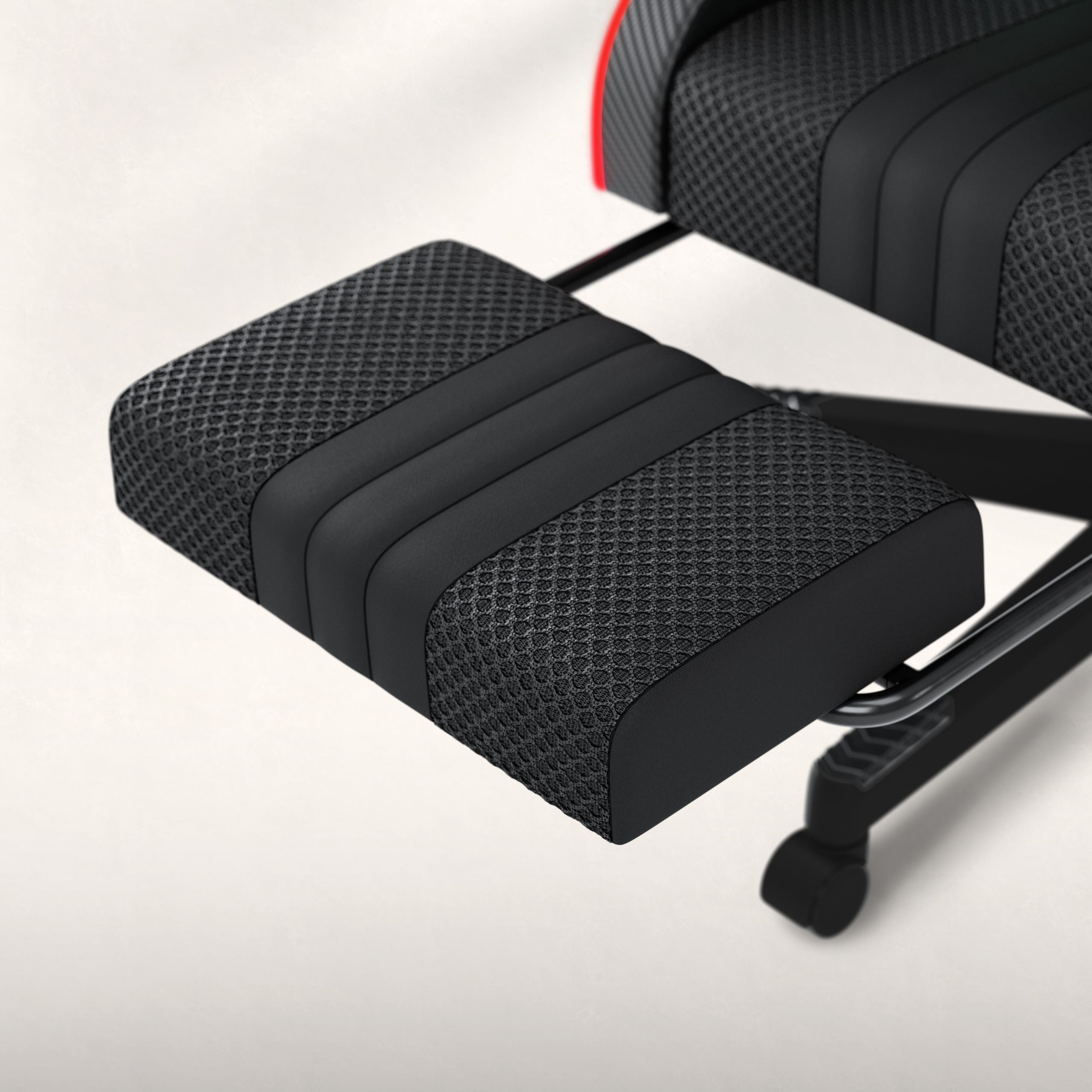HUZARO Force 4.7 RGB Black Mesh gamingstoel