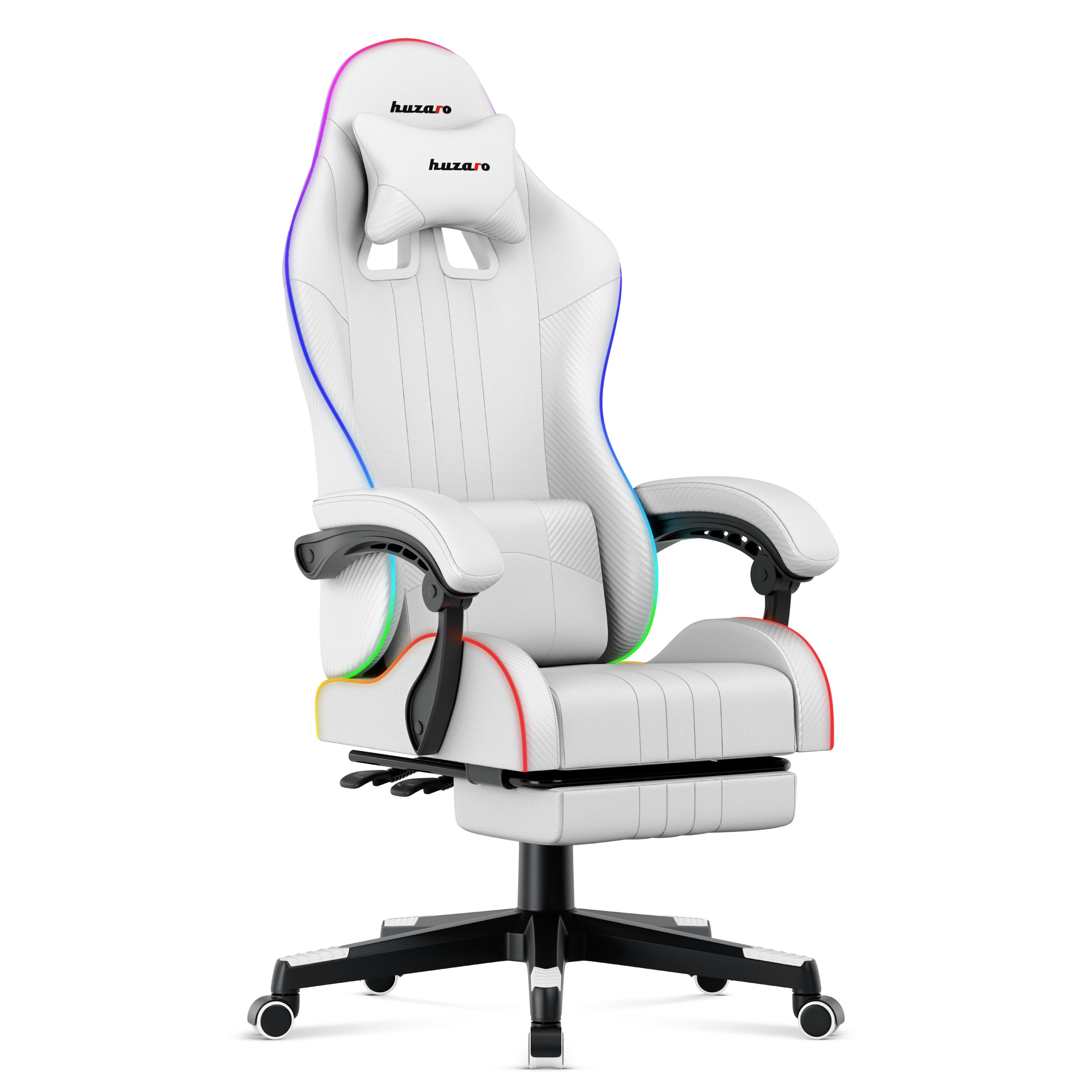 HUZARO Force 4.7 RGB White gamingstoel