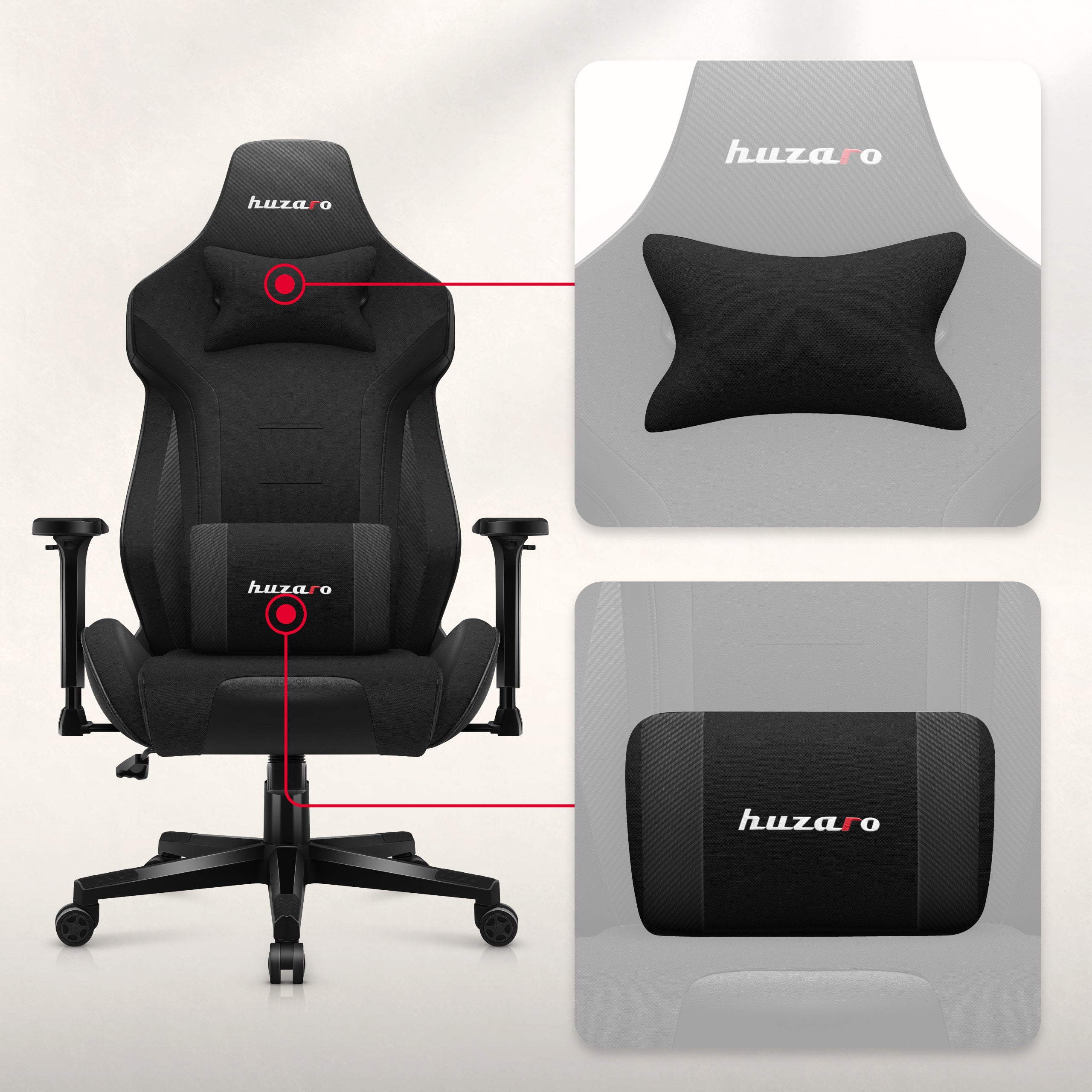 Ergonomische ondersteuning voor de wervelkolom