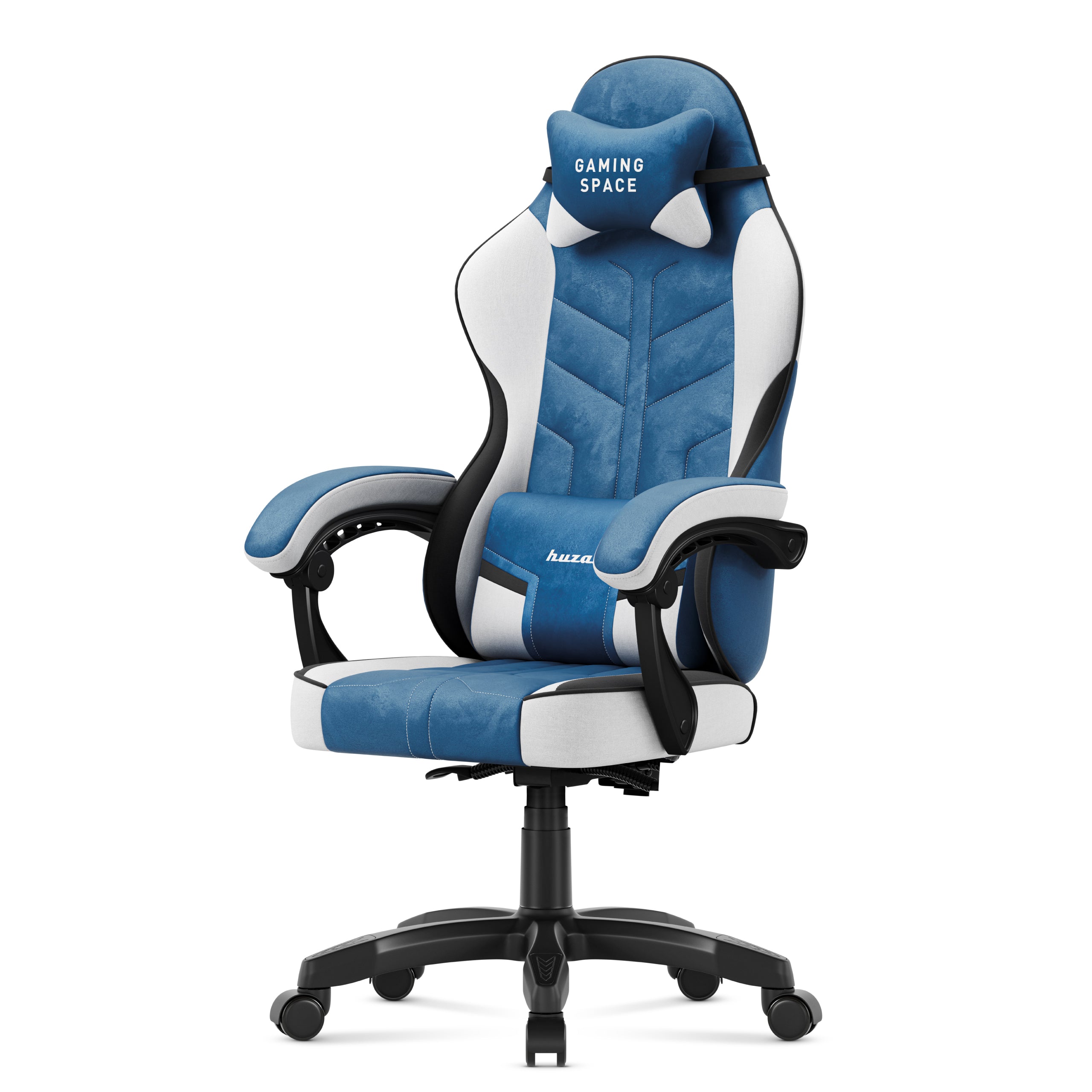 Huzaro Force 2.7 Blue gamingstoel van velours