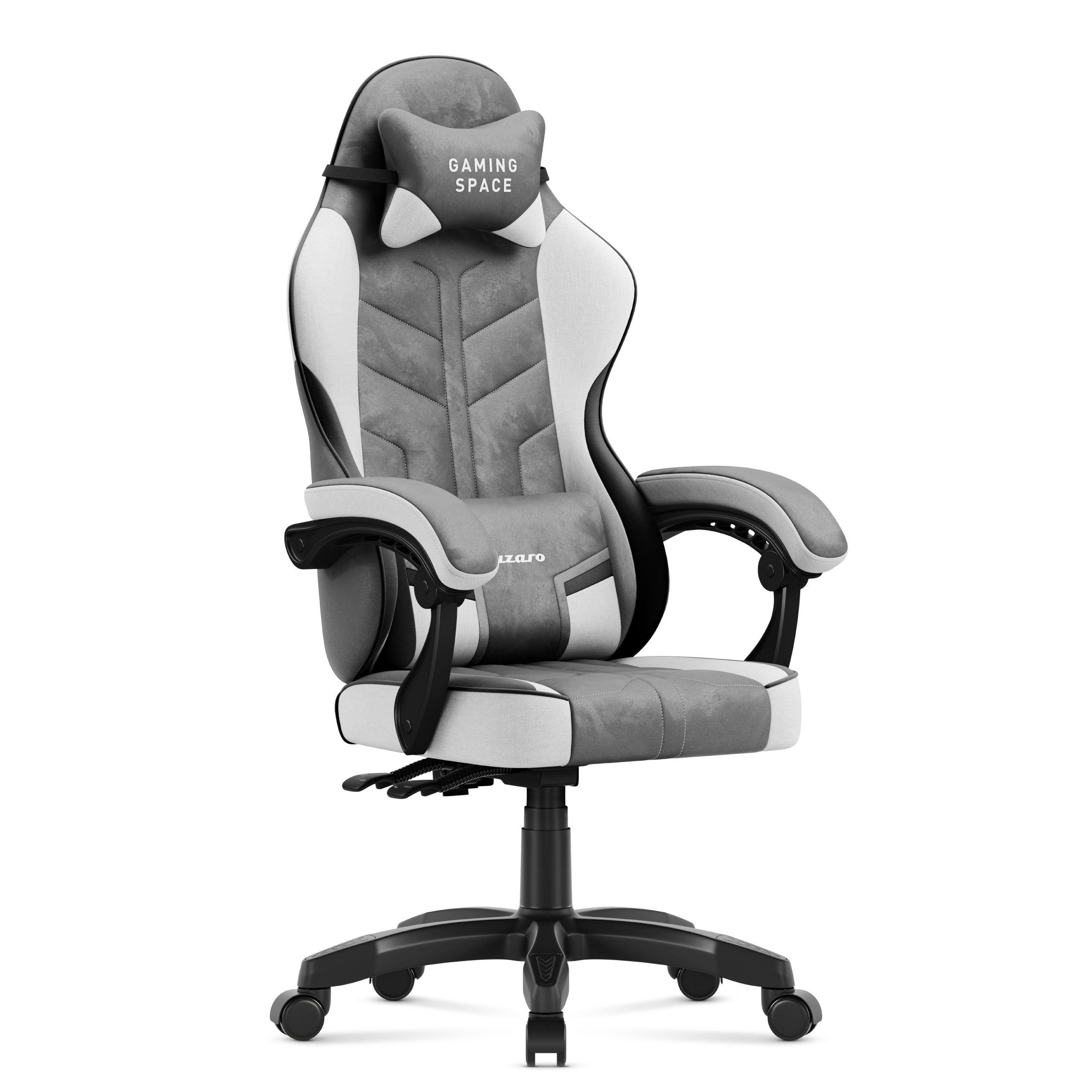 Huzaro Force 2.7 Grey gamingstoel van velours