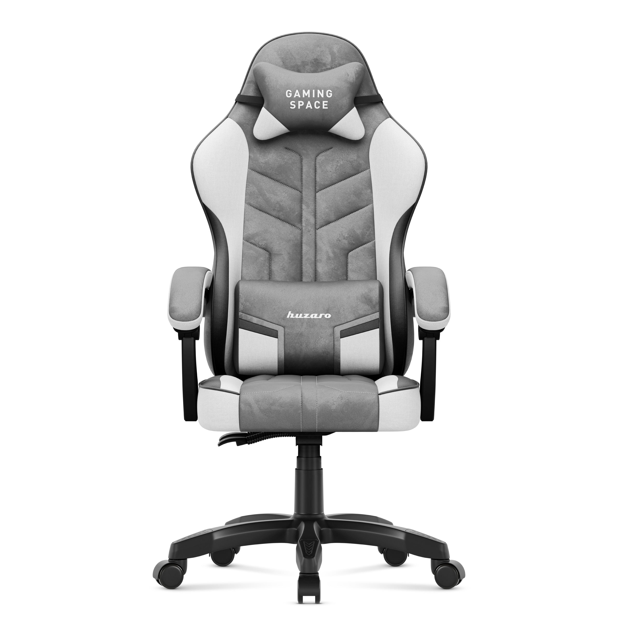 Huzaro Force 2.7 Grey gamingstoel van velours