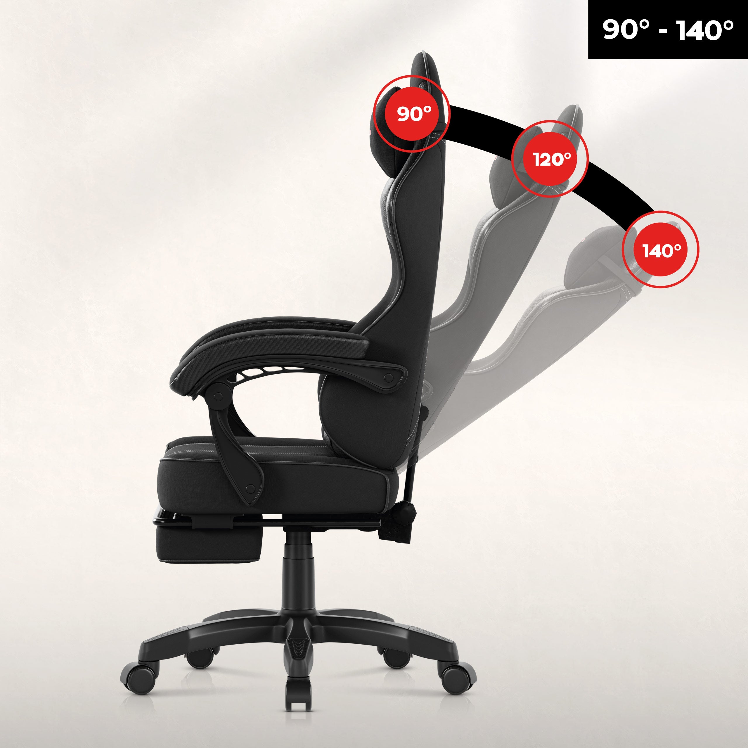SeatRest-functie – verstelling van de rugleuning