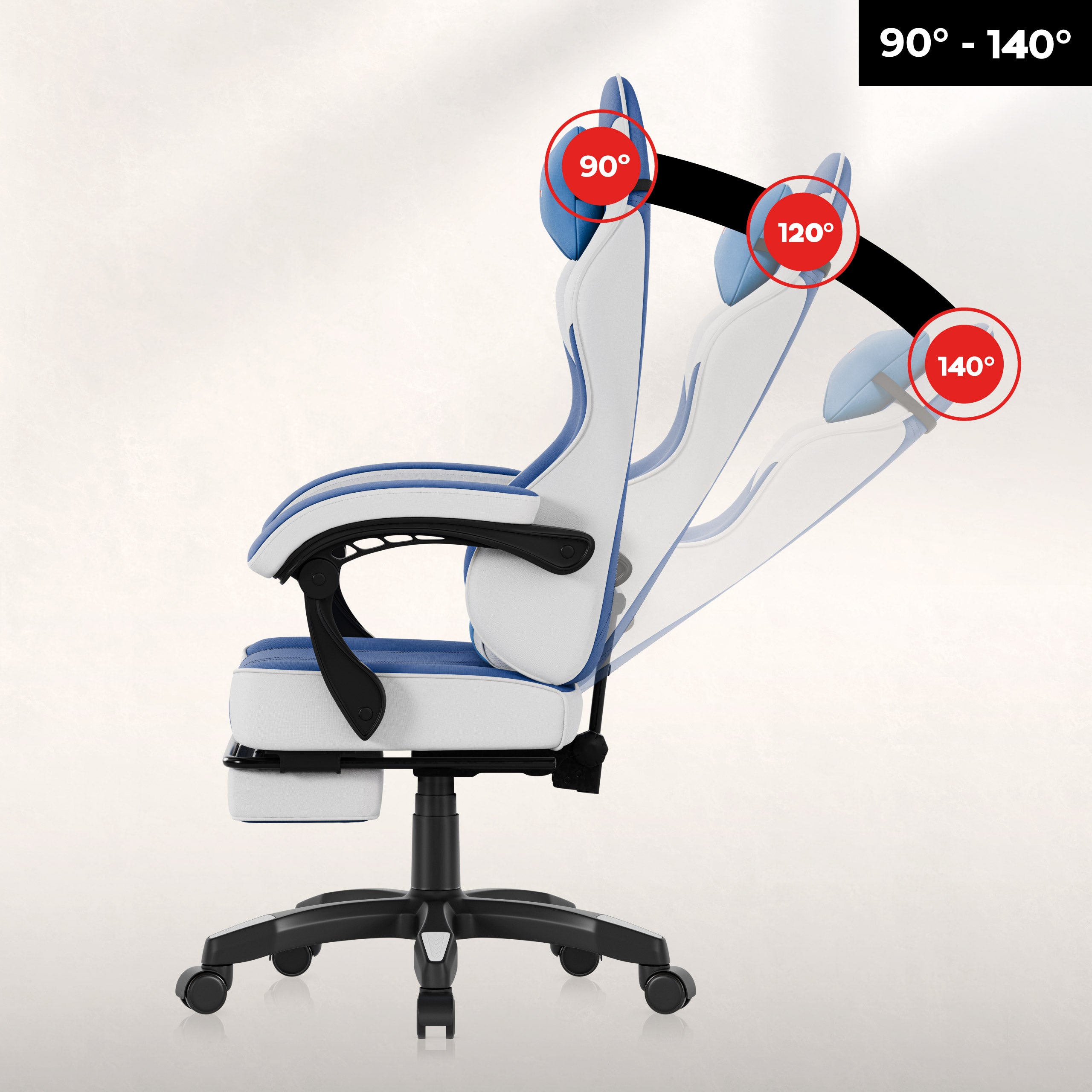 SeatRest-functie – verstelling van de rugleuning