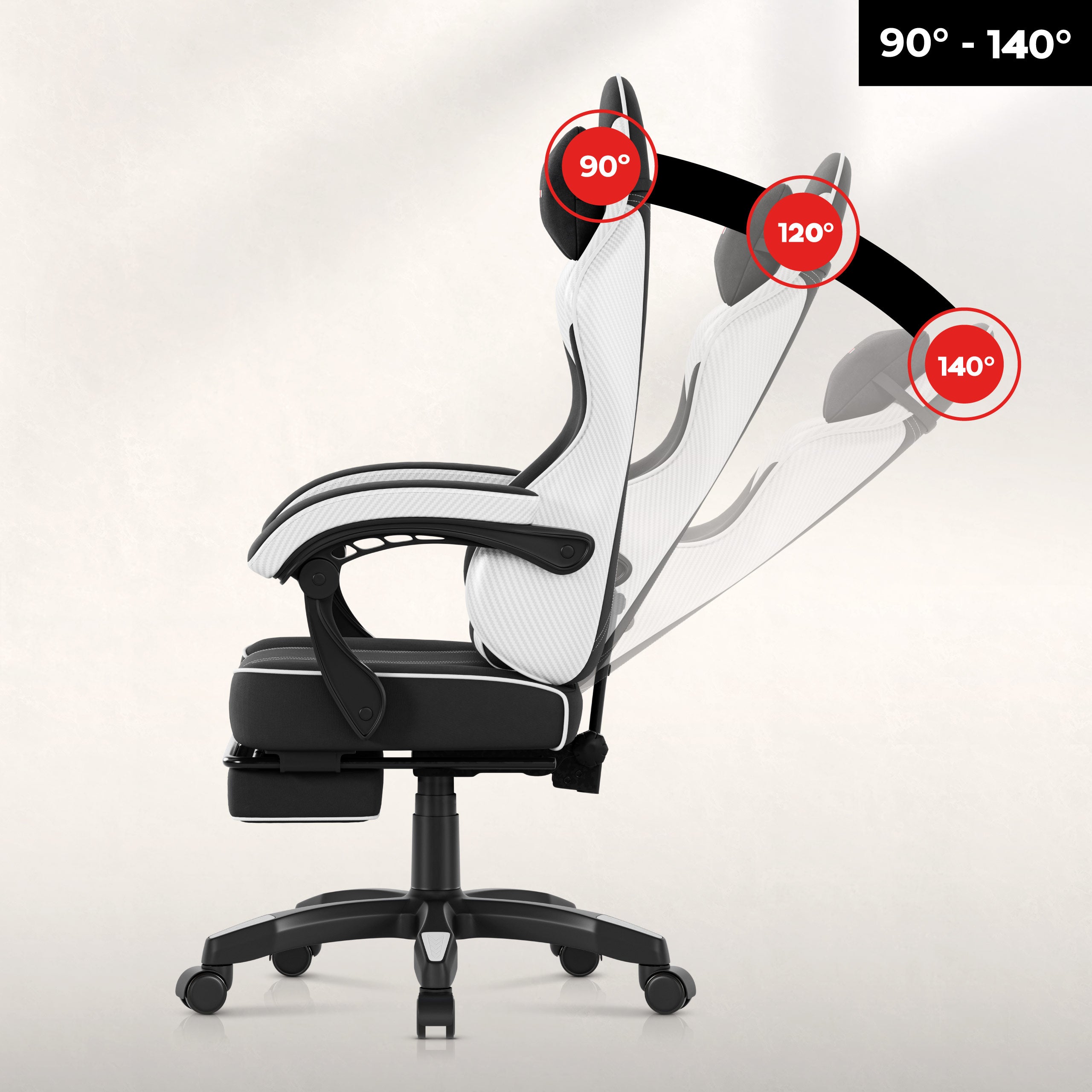 SeatRest-functie – verstelling van de rugleuning