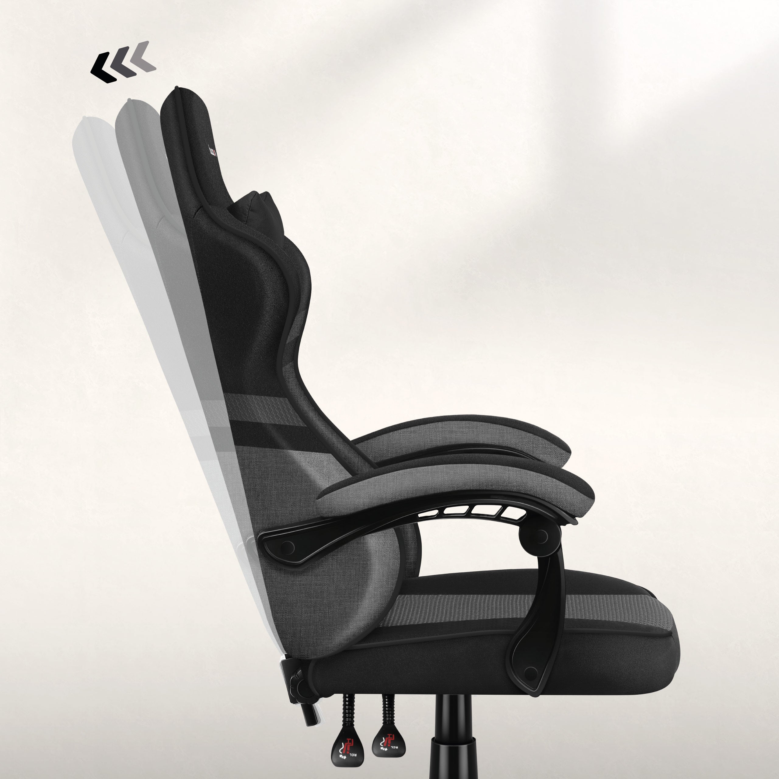 HUZARO FORCE 4.4 Grey Mesh gamingstoel