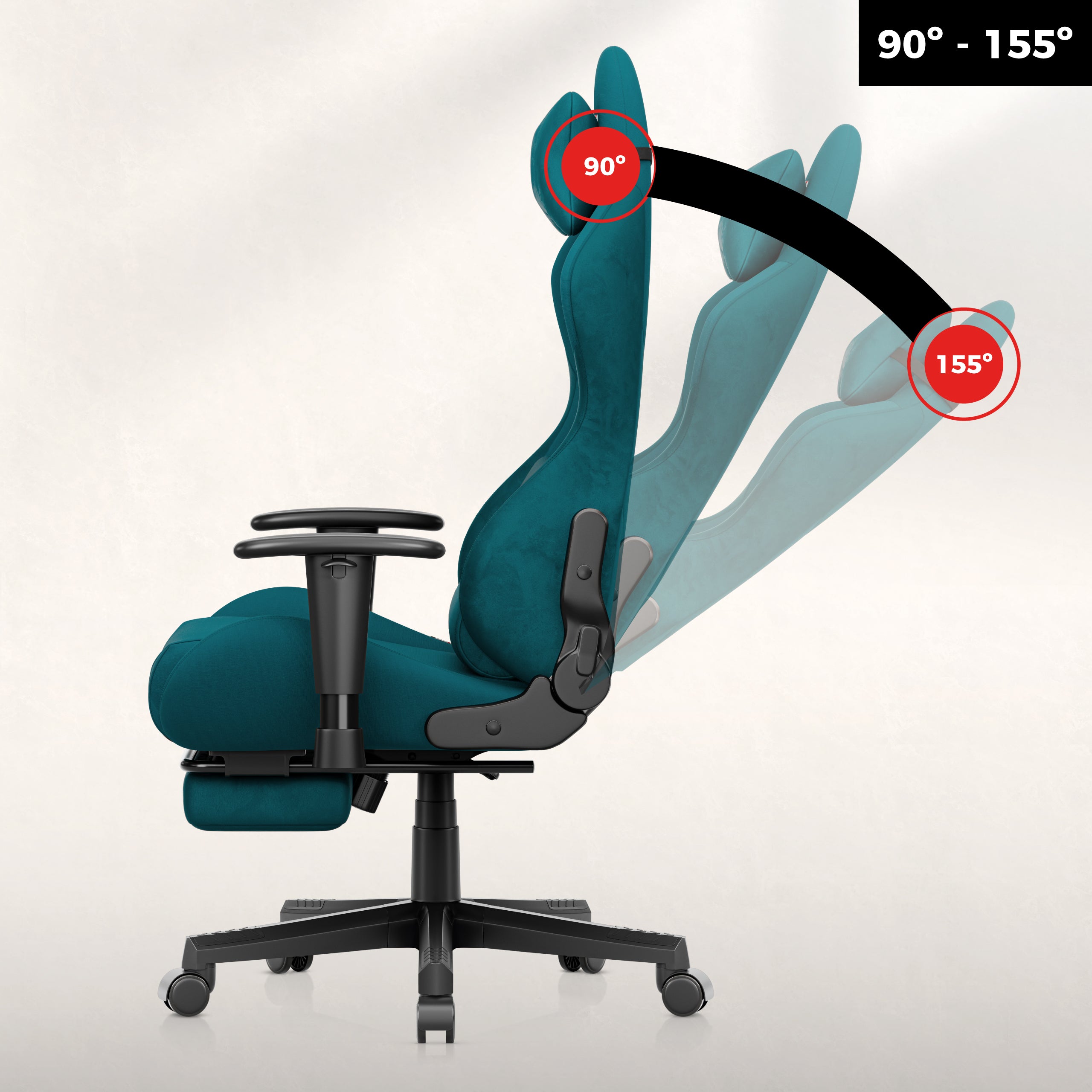 Gravity Duo-functie – rugleuning kantelbaar tot 155°