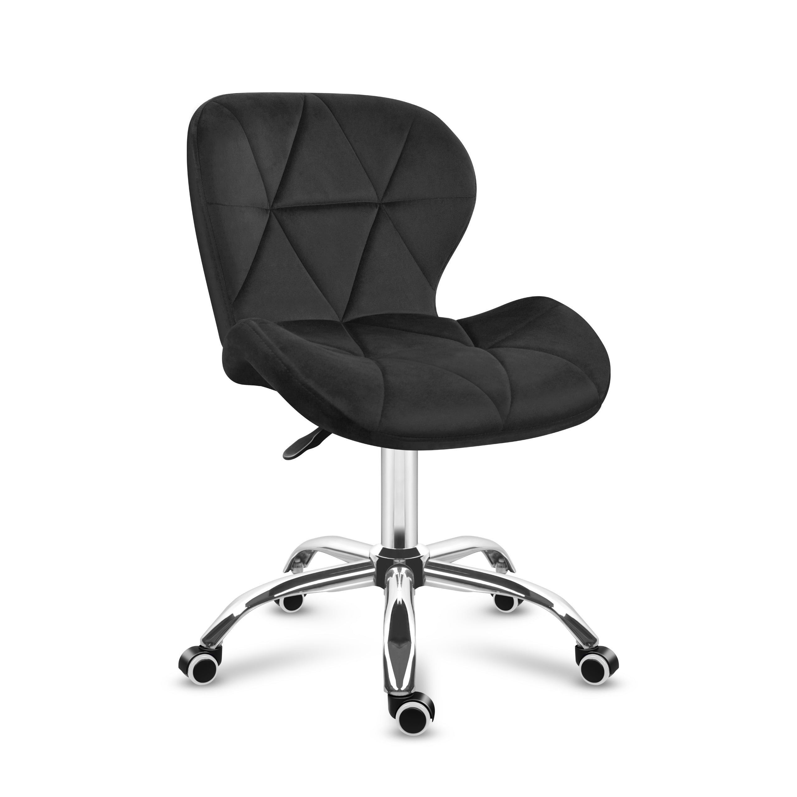 Mark Adler Future 3.0 draaistoel van velours, zwart