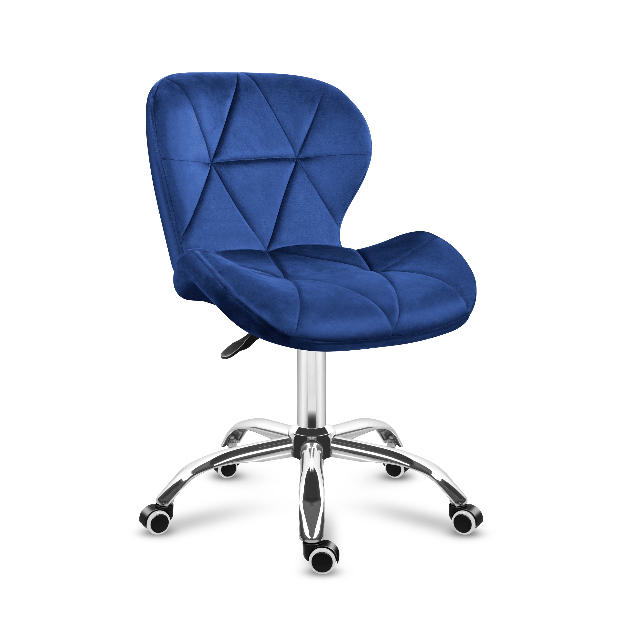 Mark Adler Future 3.0 draaistoel van velours, blauw