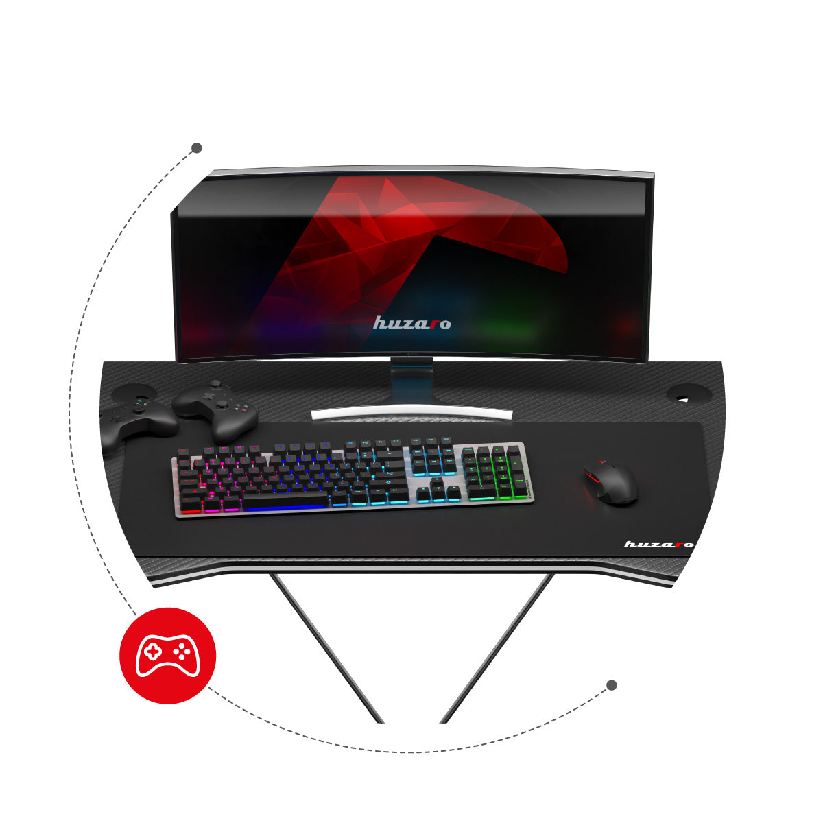Minimalistisch gaming-ontwerp