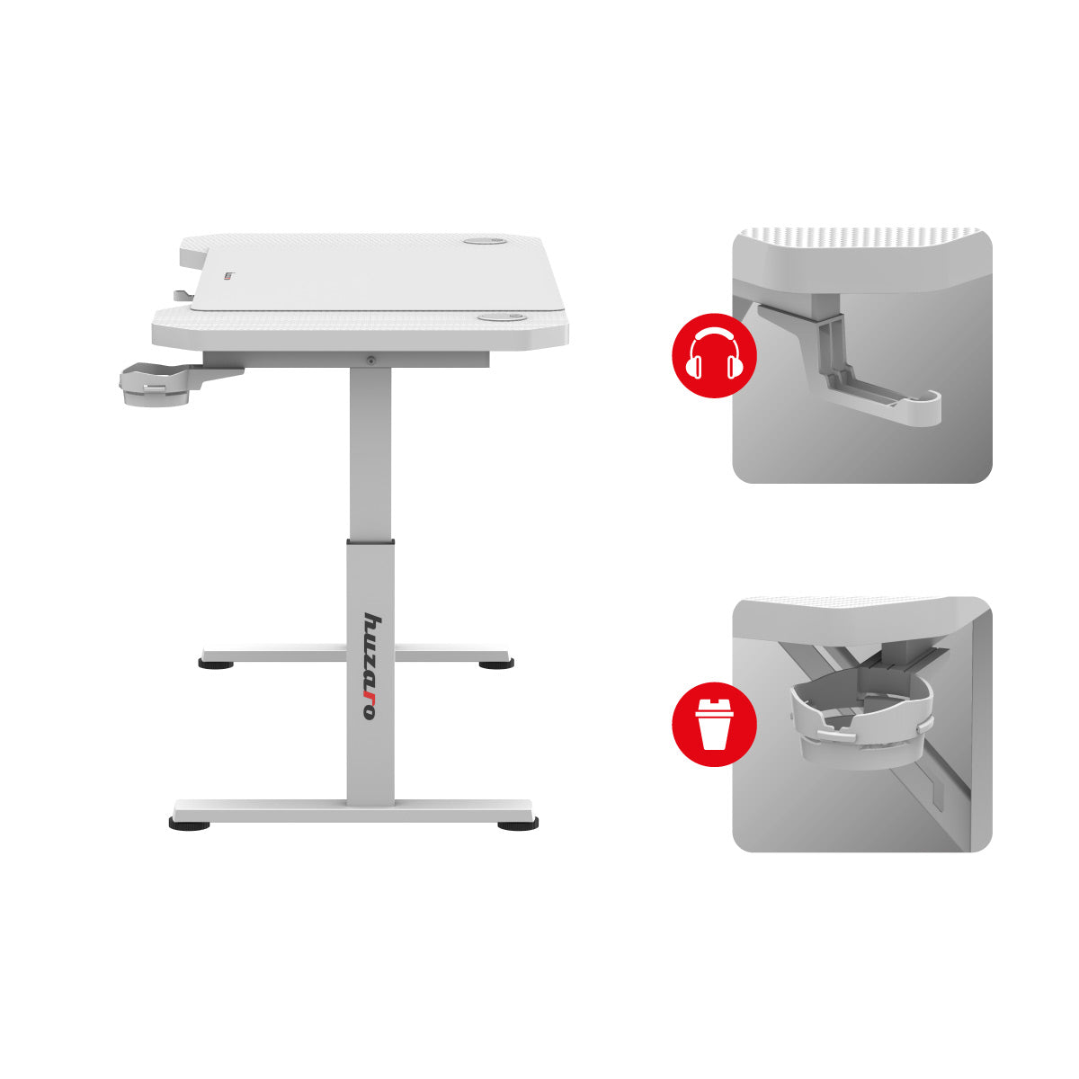Hoofdtelefoonhouder voor comfort en ergonomie