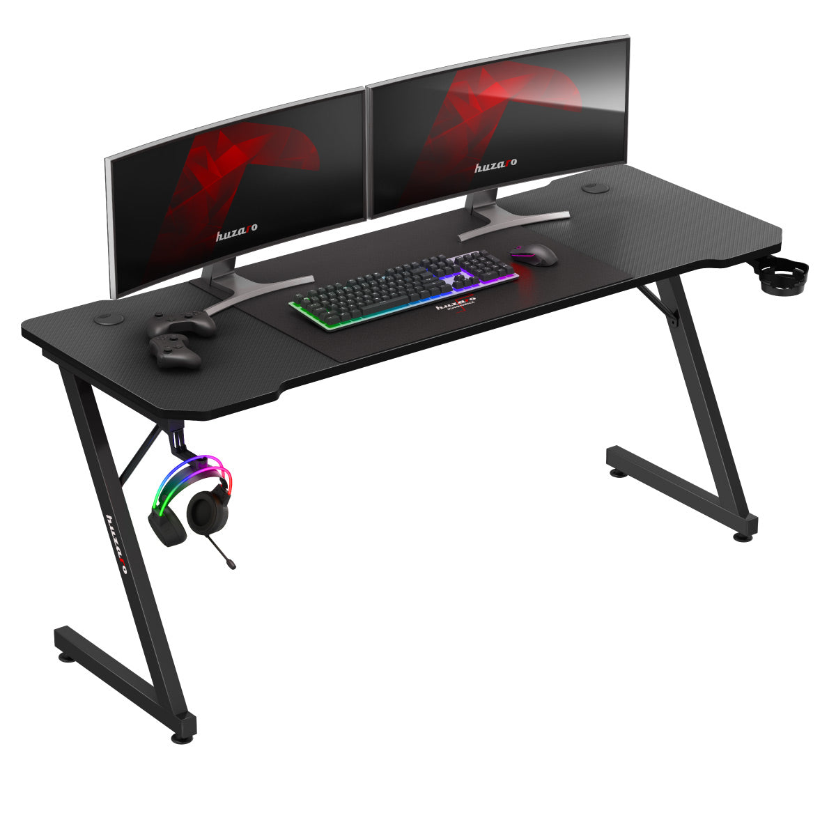 Huzaro Hero 4.8 Black gamingbureau, 160 cm