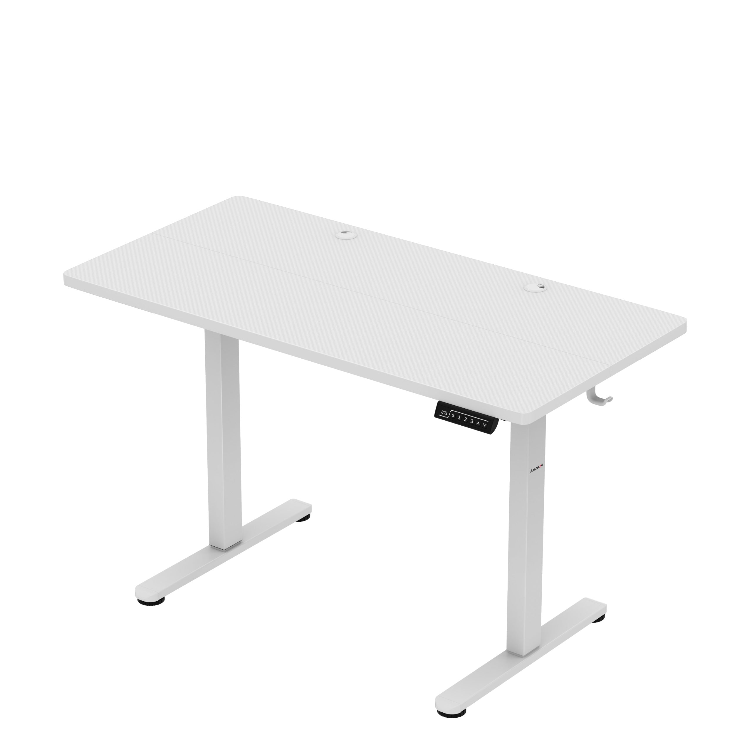 Huzaro Hero 8.1 White elektrisch gamingbureau