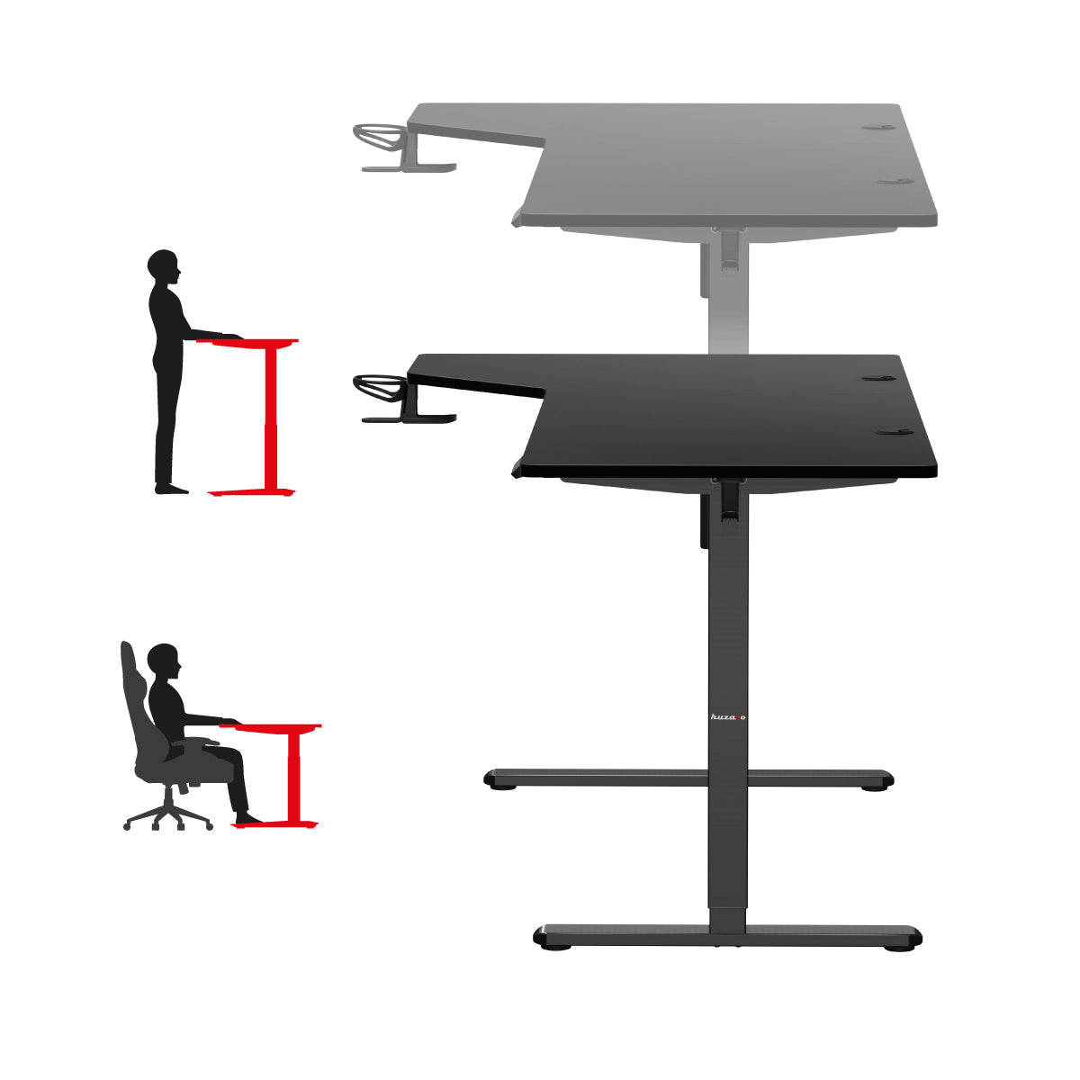 Ergonomisch elektrisch bureau