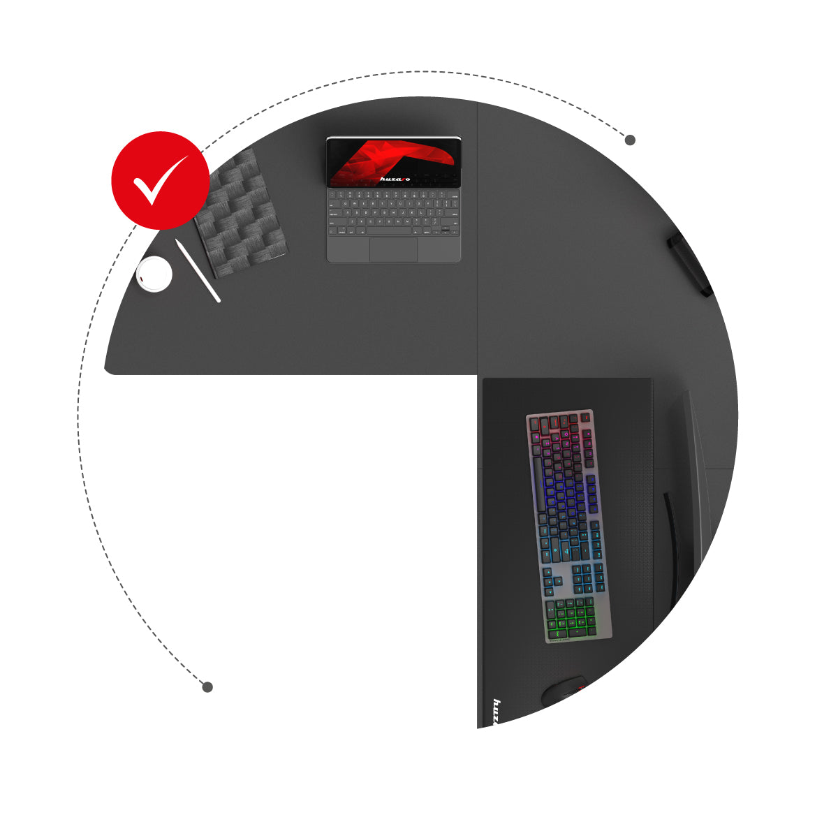 Ergonomische indeling van de werkplek
