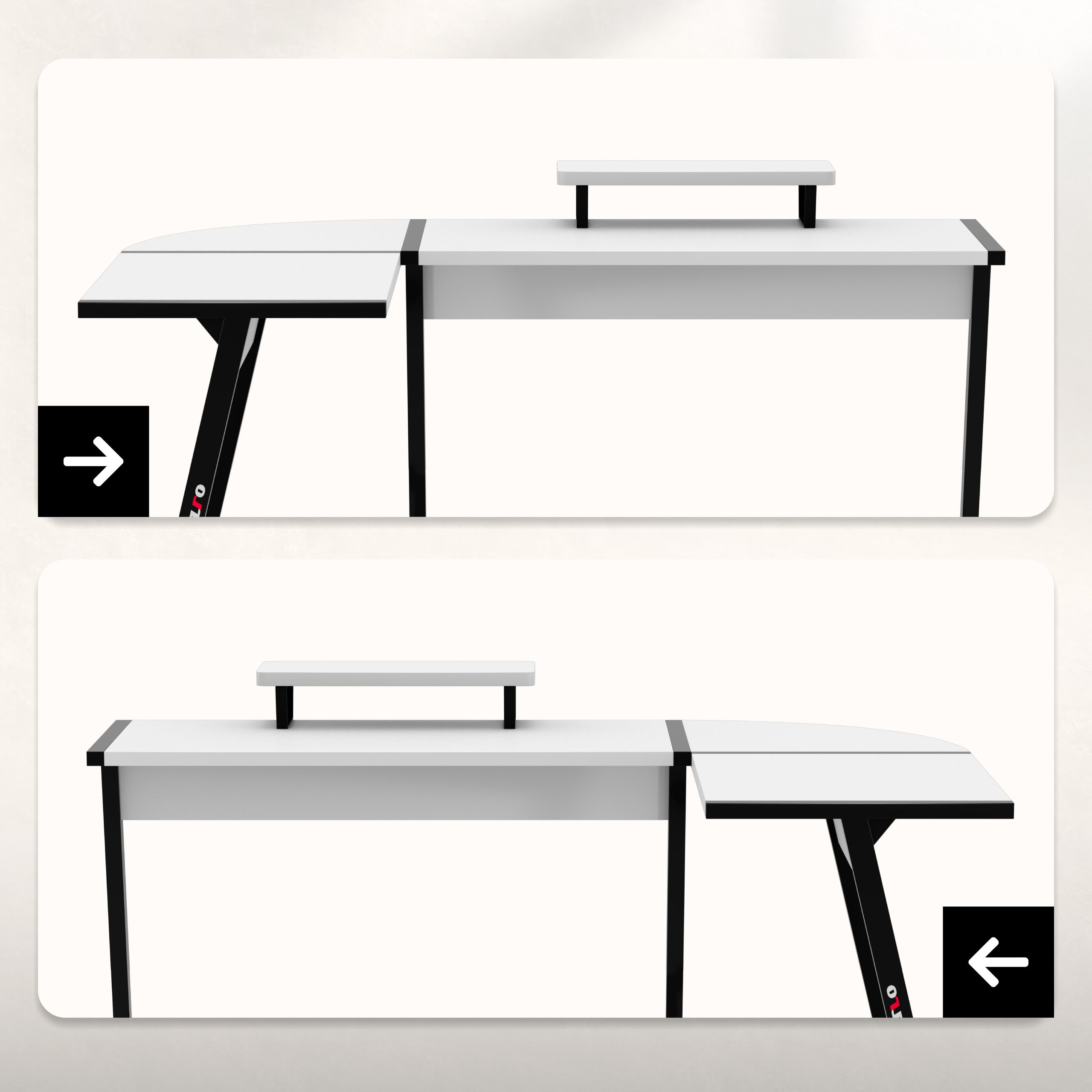 Twee montagemogelijkheden