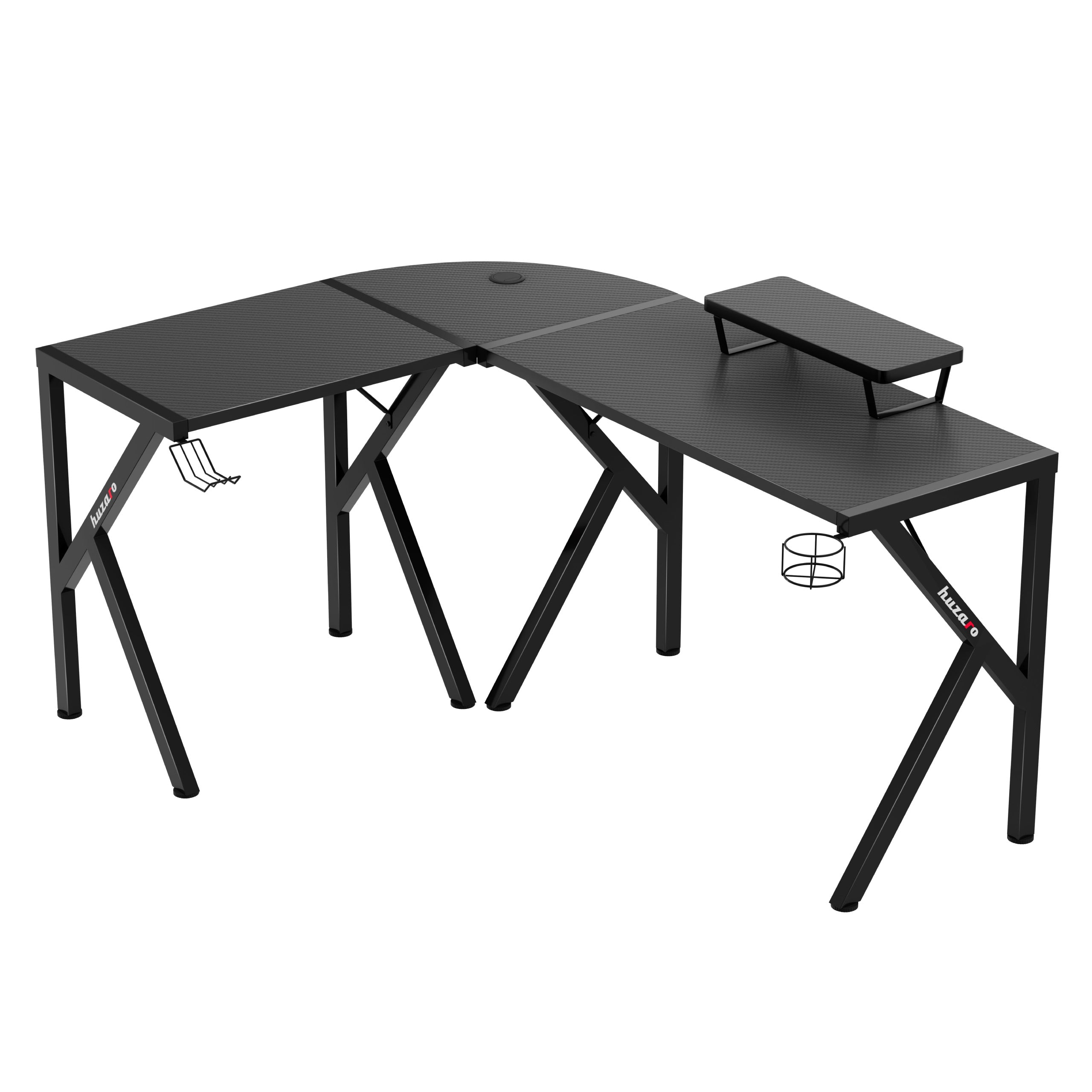 Huzaro Hero 6.3 Black 154 cm gaming-hoekbureau