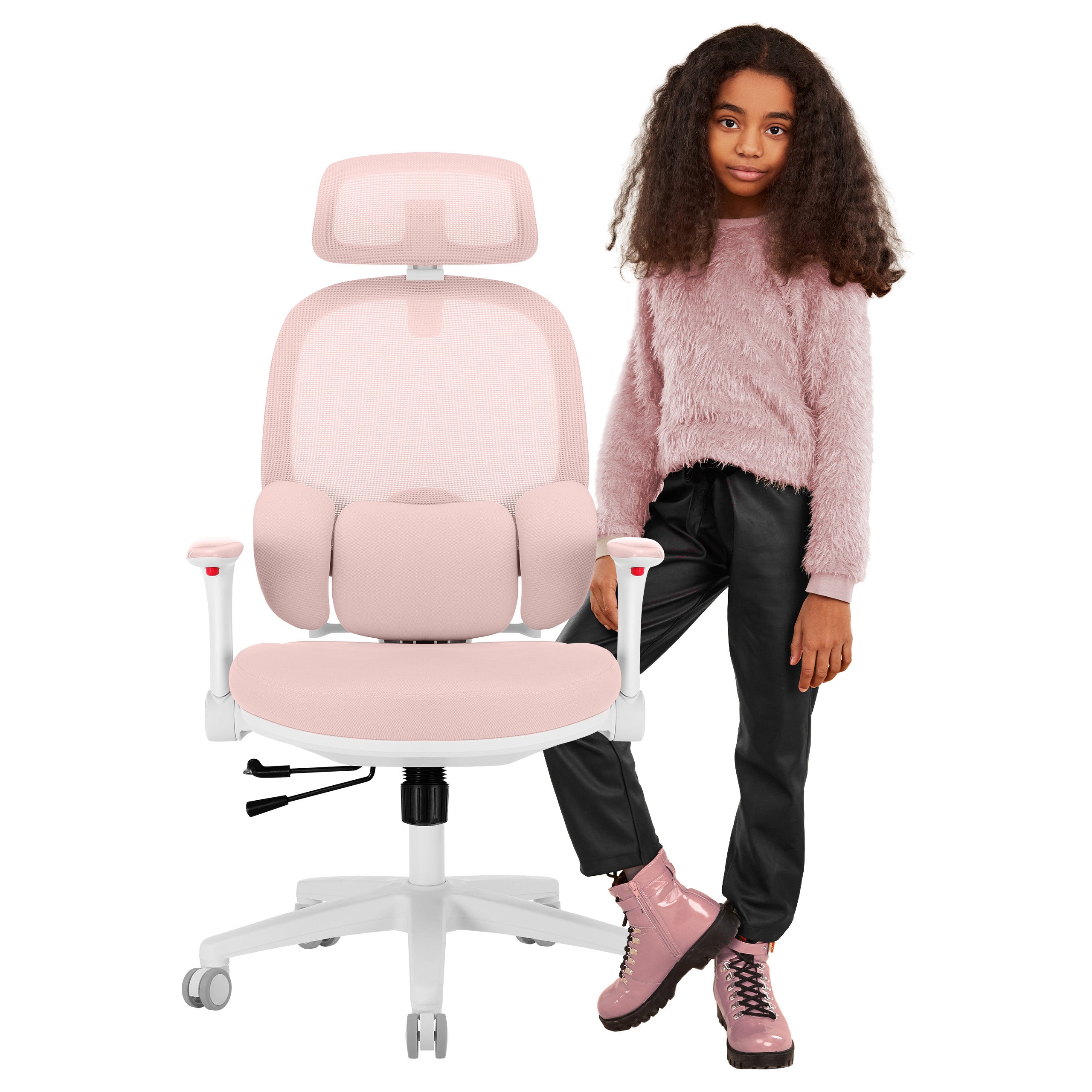 Ergonomische kinderfauteuil Mark Adler Junior 6.3 Pink