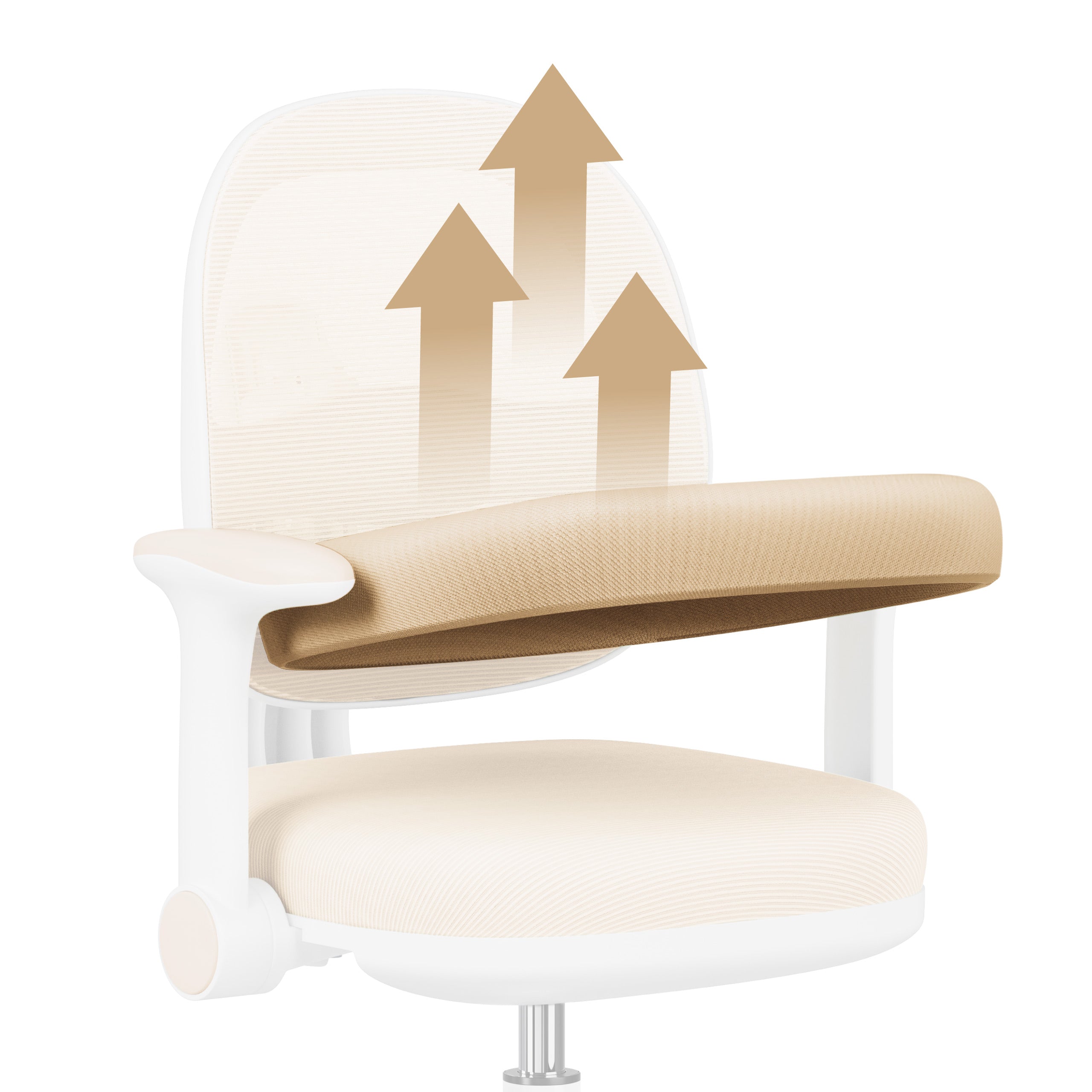 Ergonomische bureaustoel voor kinderen: Mark Adler Junior 3.6 Beige