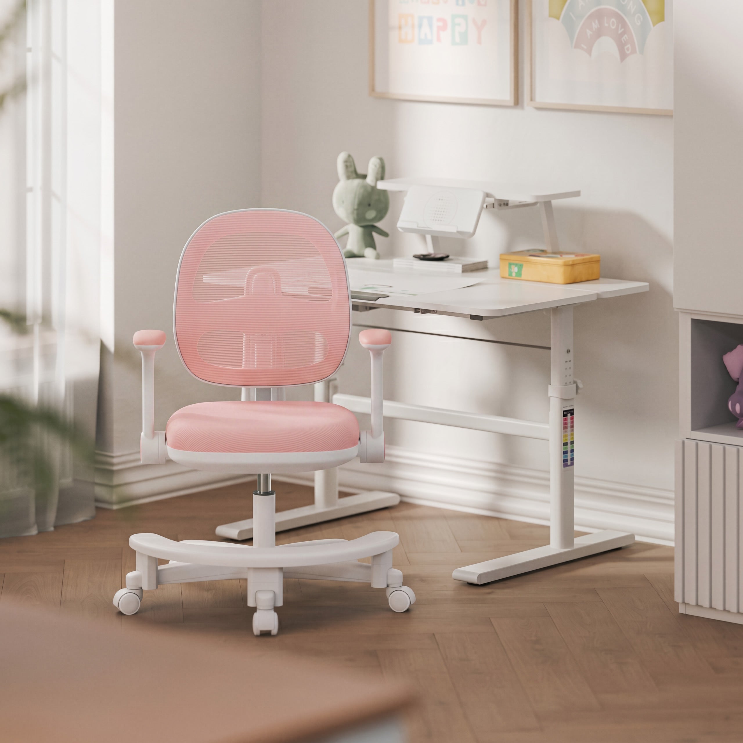 Ergonomische bureaustoel voor kinderen: Mark Adler Junior 3.6 Pink