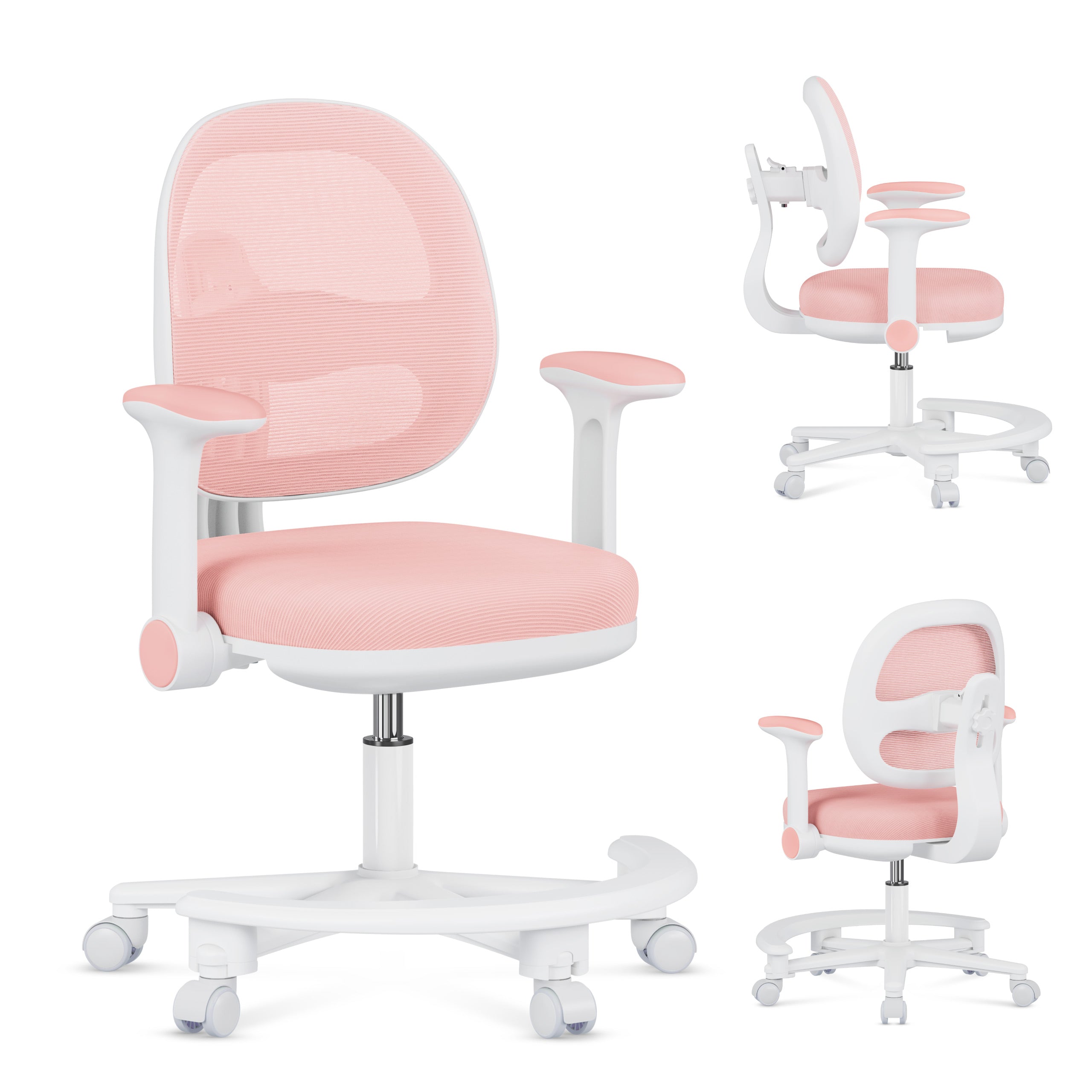 Ergonomische bureaustoel voor kinderen: Mark Adler Junior 3.6 Pink