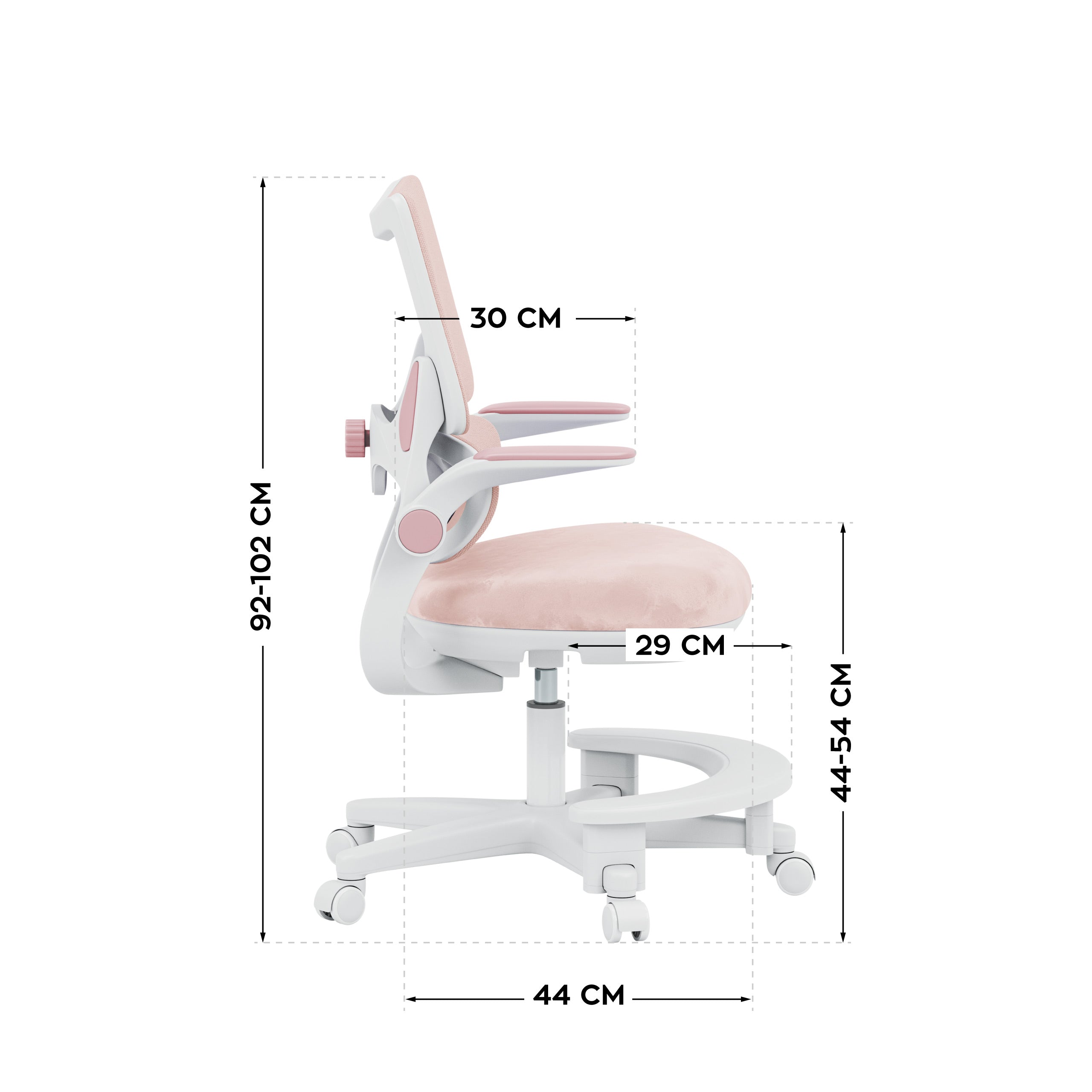 Mark Adler Junior 5.7 Pink bureaustoel voor kinderen