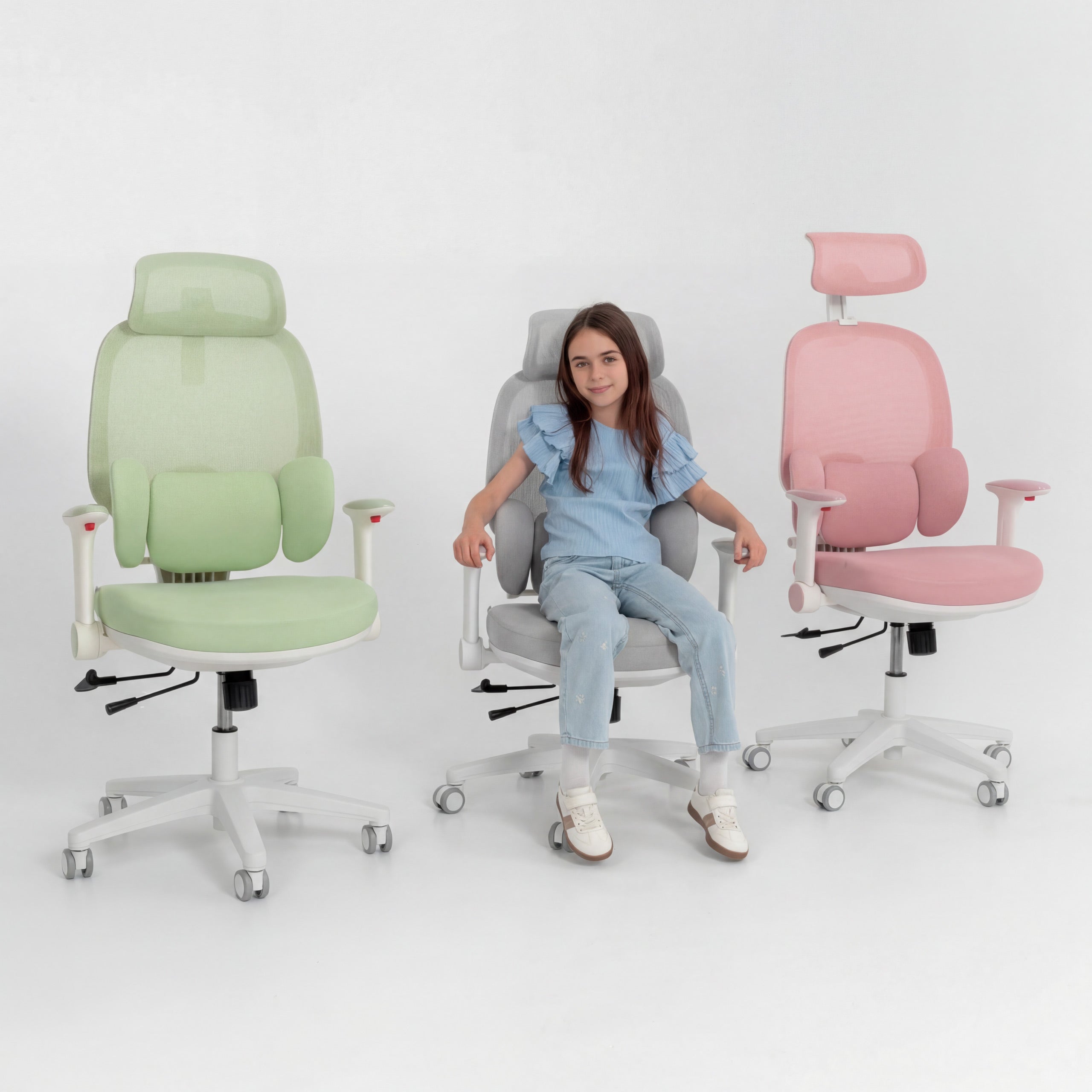 Ergonomische kinderfauteuil Mark Adler Junior 6.3 Grey