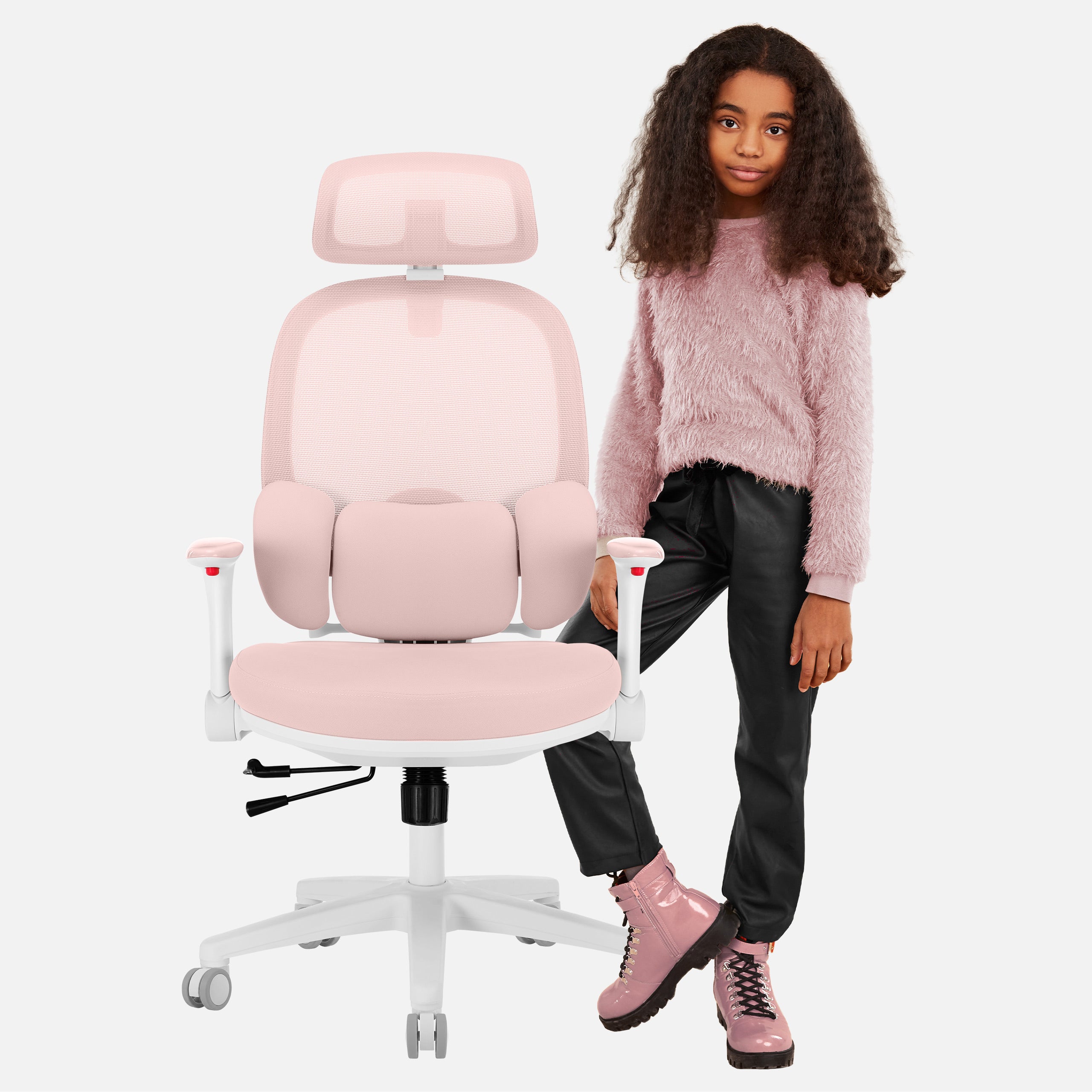 Ergonomische kinderfauteuil Mark Adler Junior 6.3 Pink