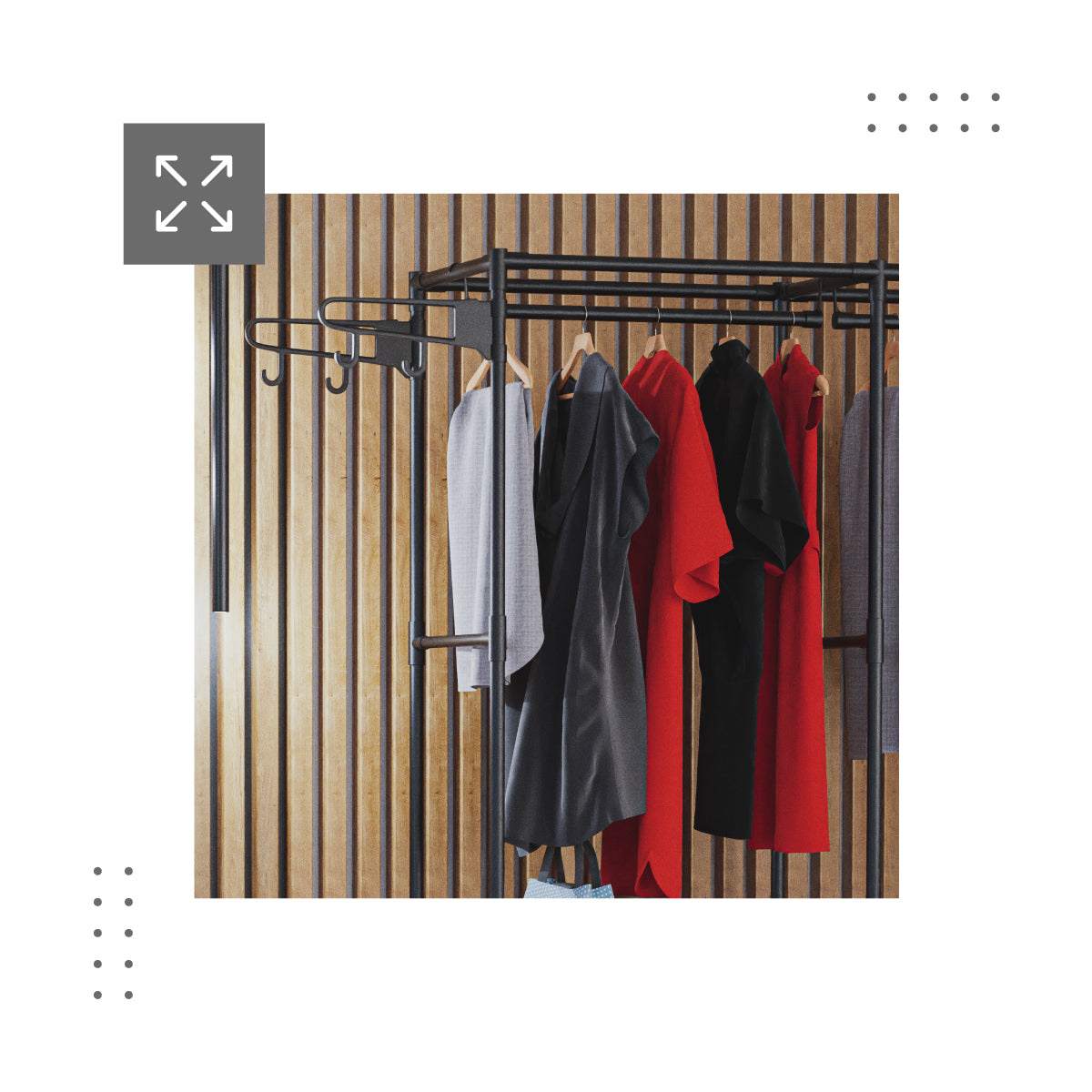 Er past al je kleding in