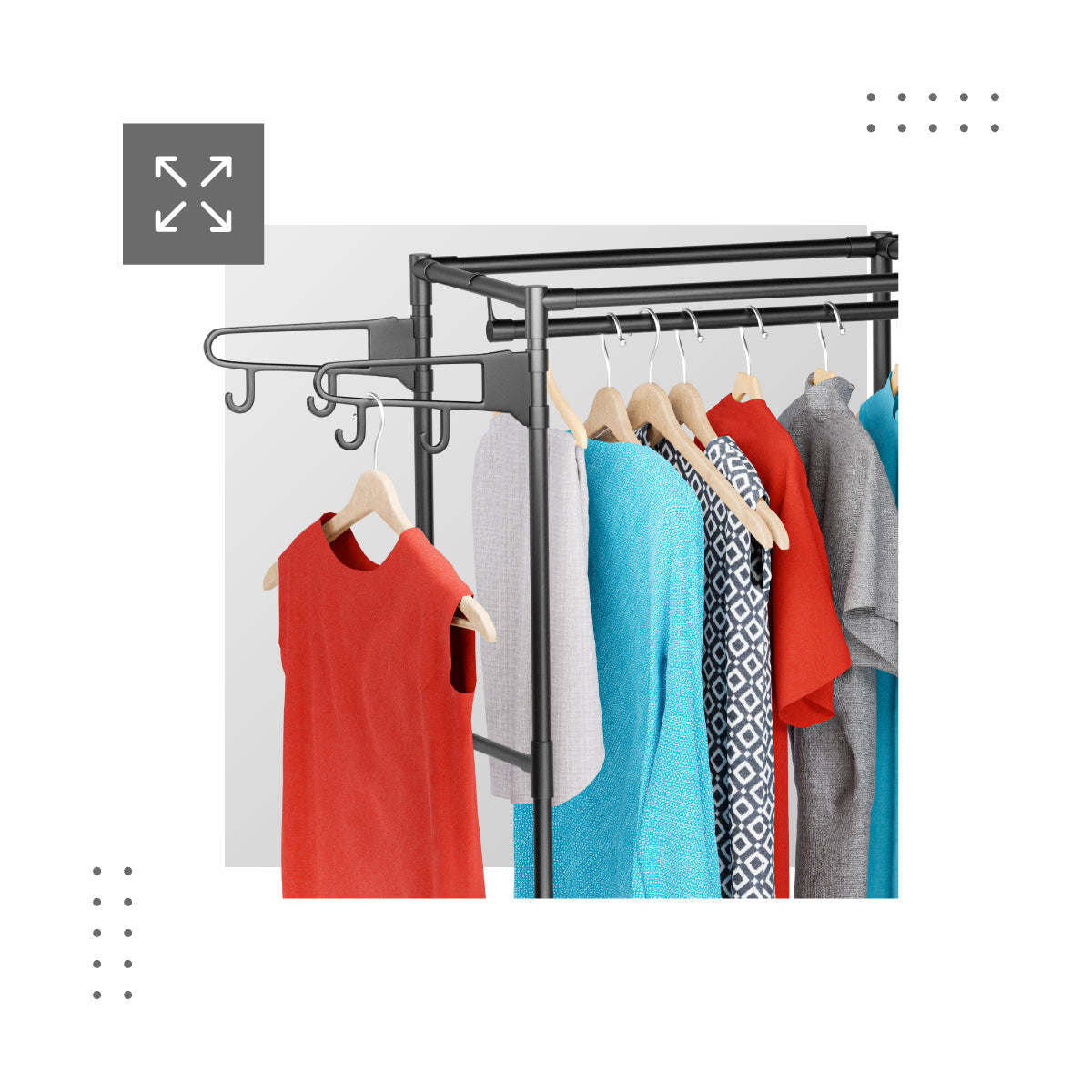 Er past al je kleding in