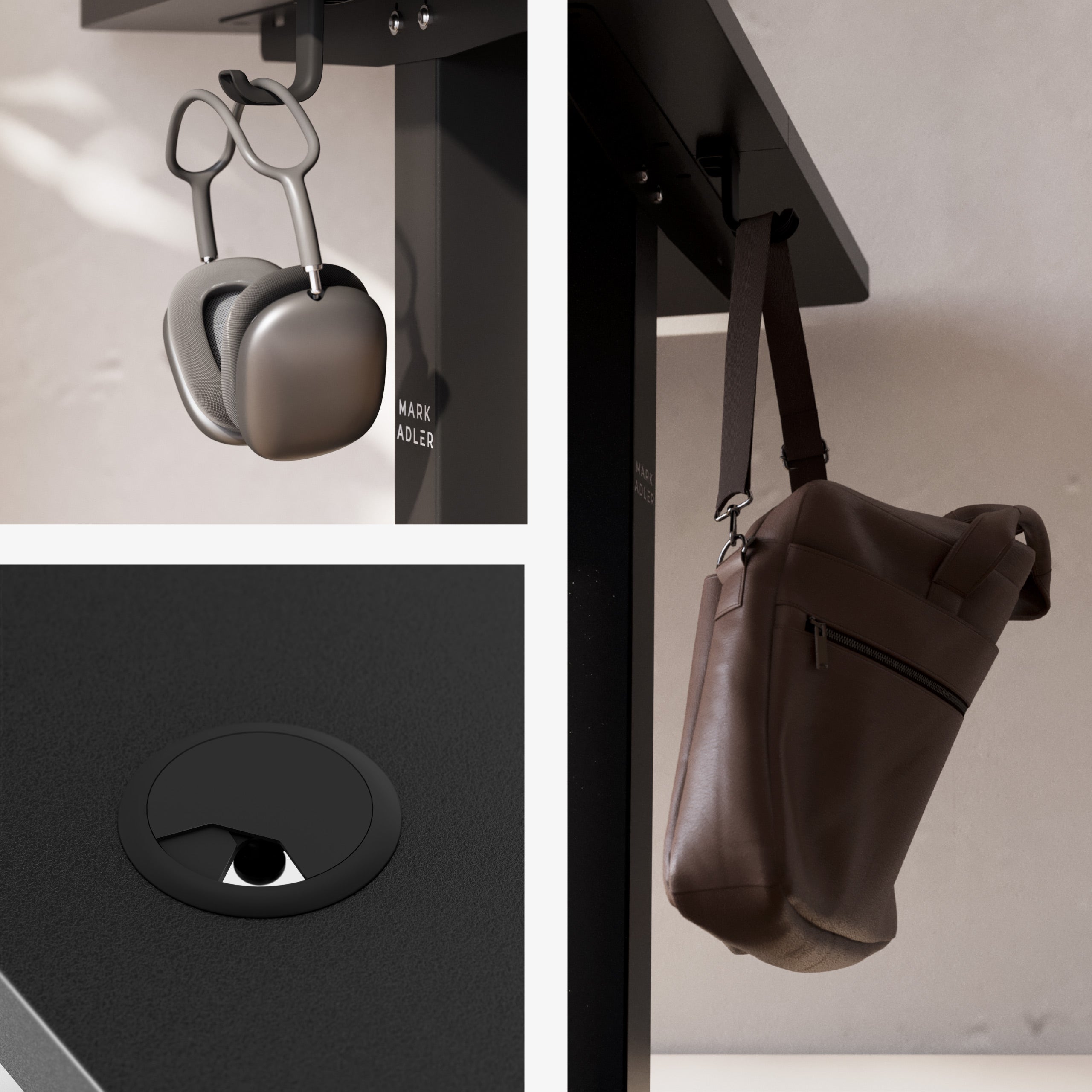 Mark Adler Leader 7.3 Black elektrisch verstelbaar bureau, 140 cm