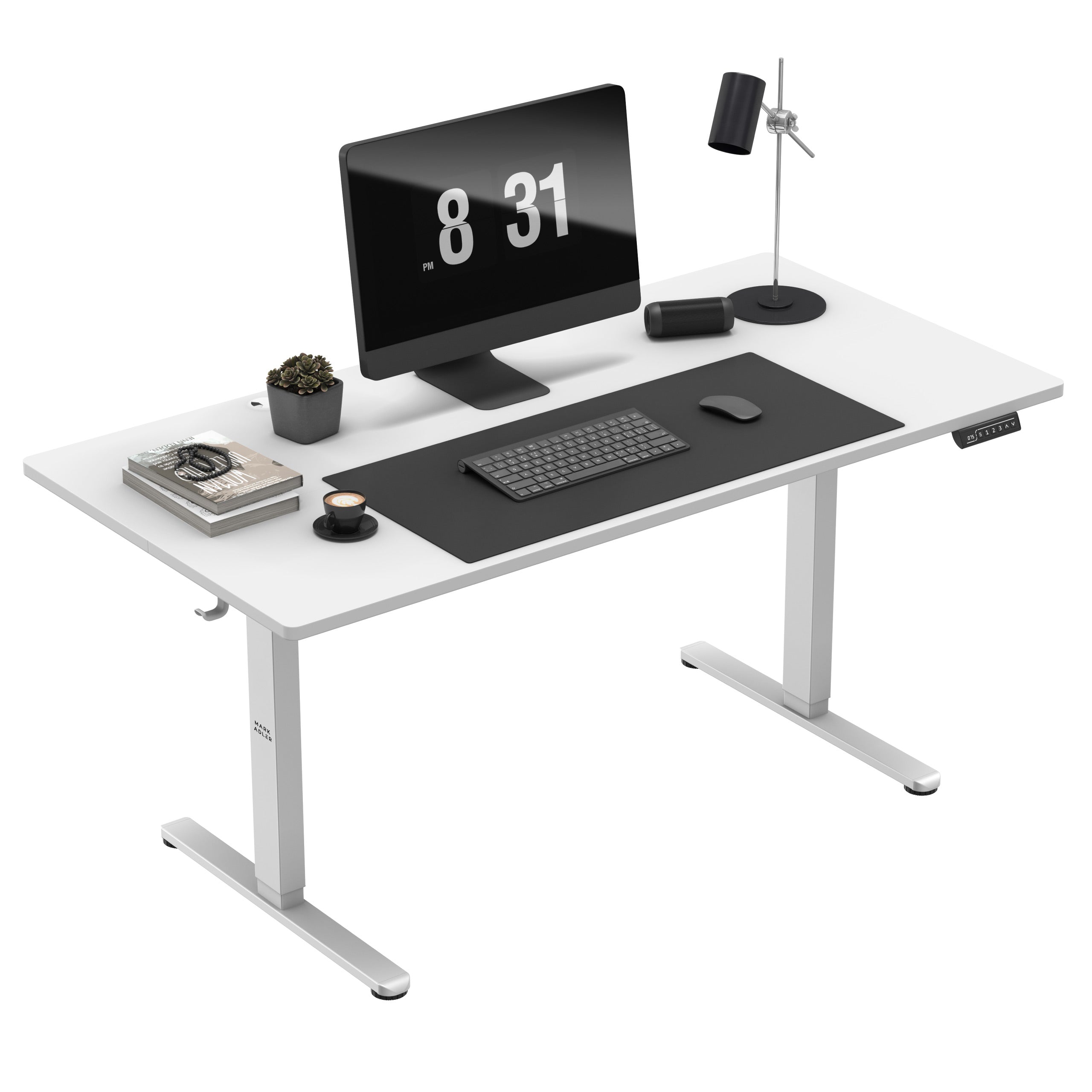 Mark Adler Leader 7.6 White elektrisch verstelbaar bureau, 160 cm