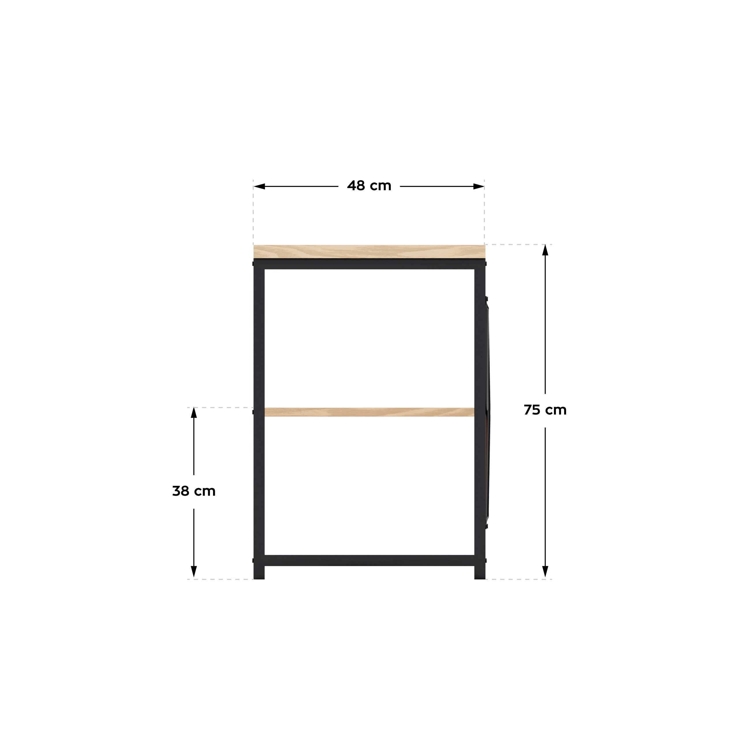 Bureau met planken Mark Adler Leader 2.0 Craft 120 cm