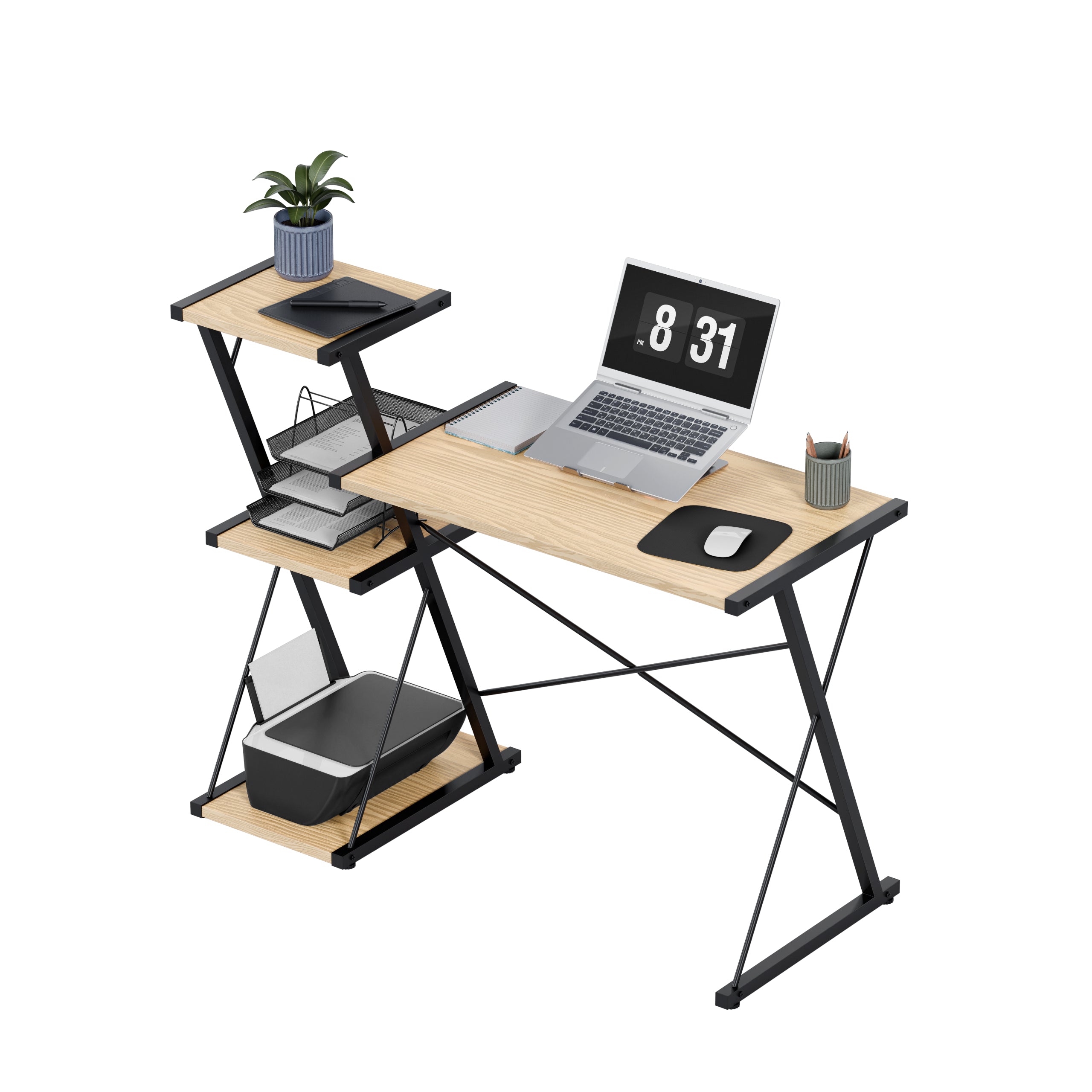 Bureau met planken Mark Adler Leader 3.5 Craft 116 cm