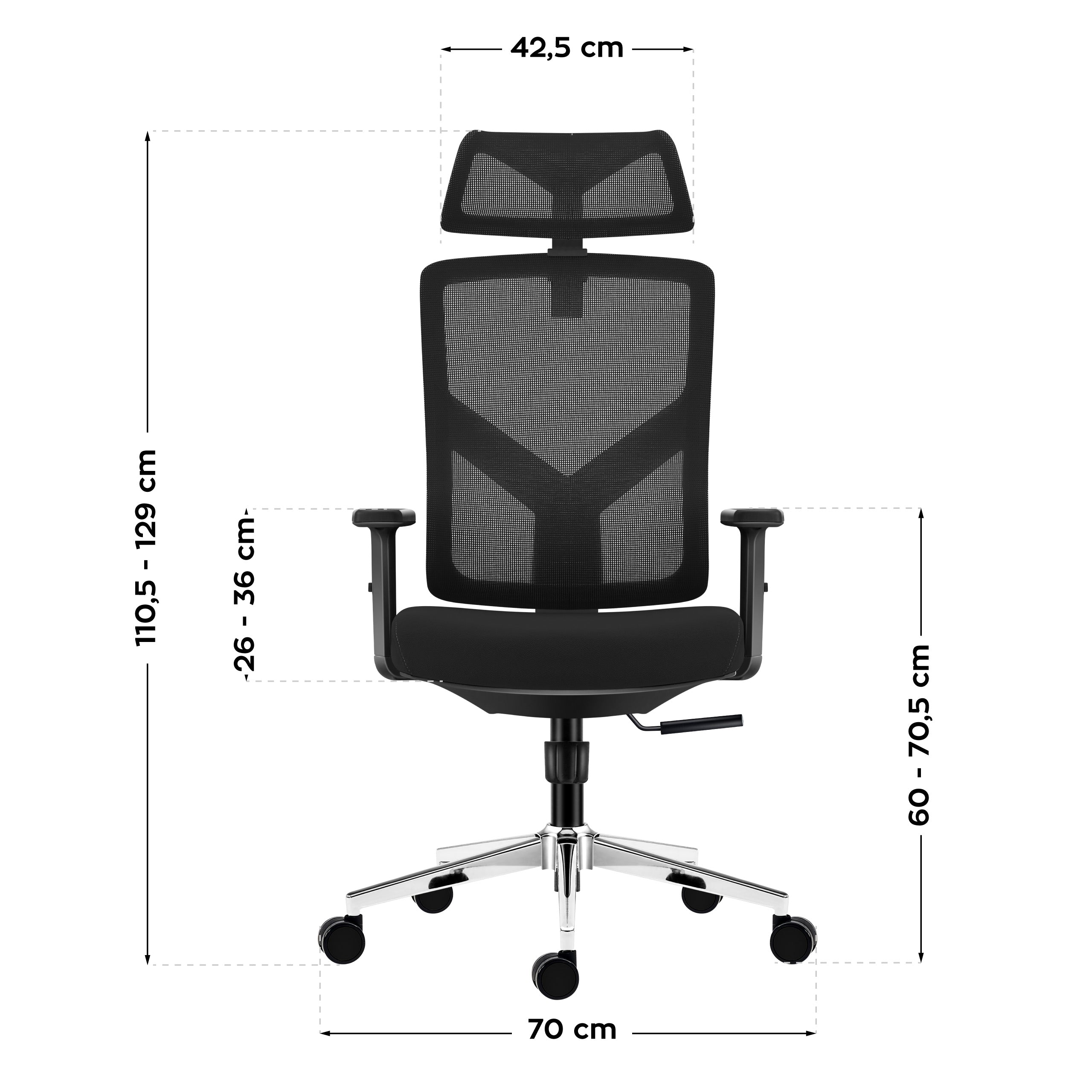 Mark Adler Manager 3.3 Black bureaustoel