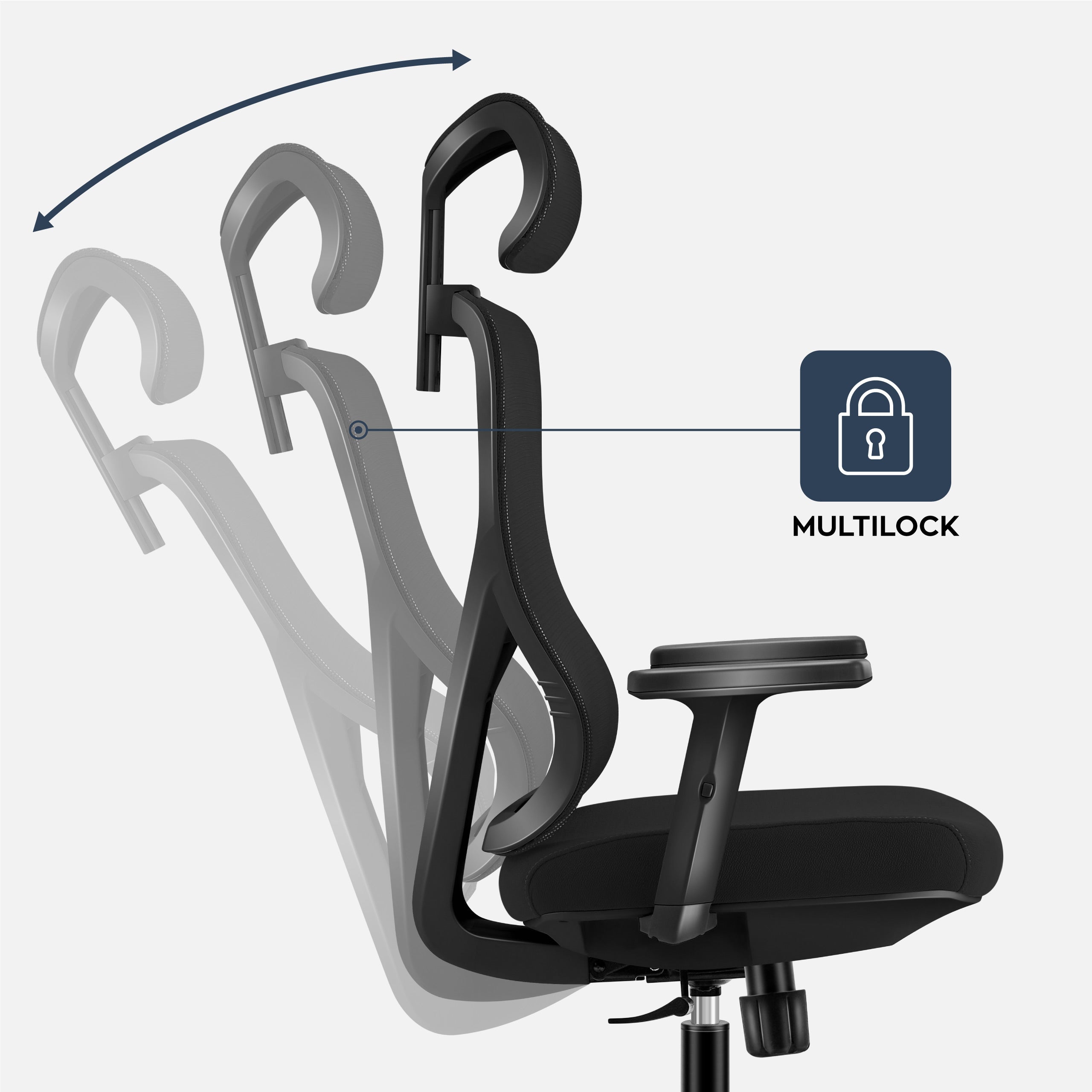 Comfortabele ergonomische fauteuil