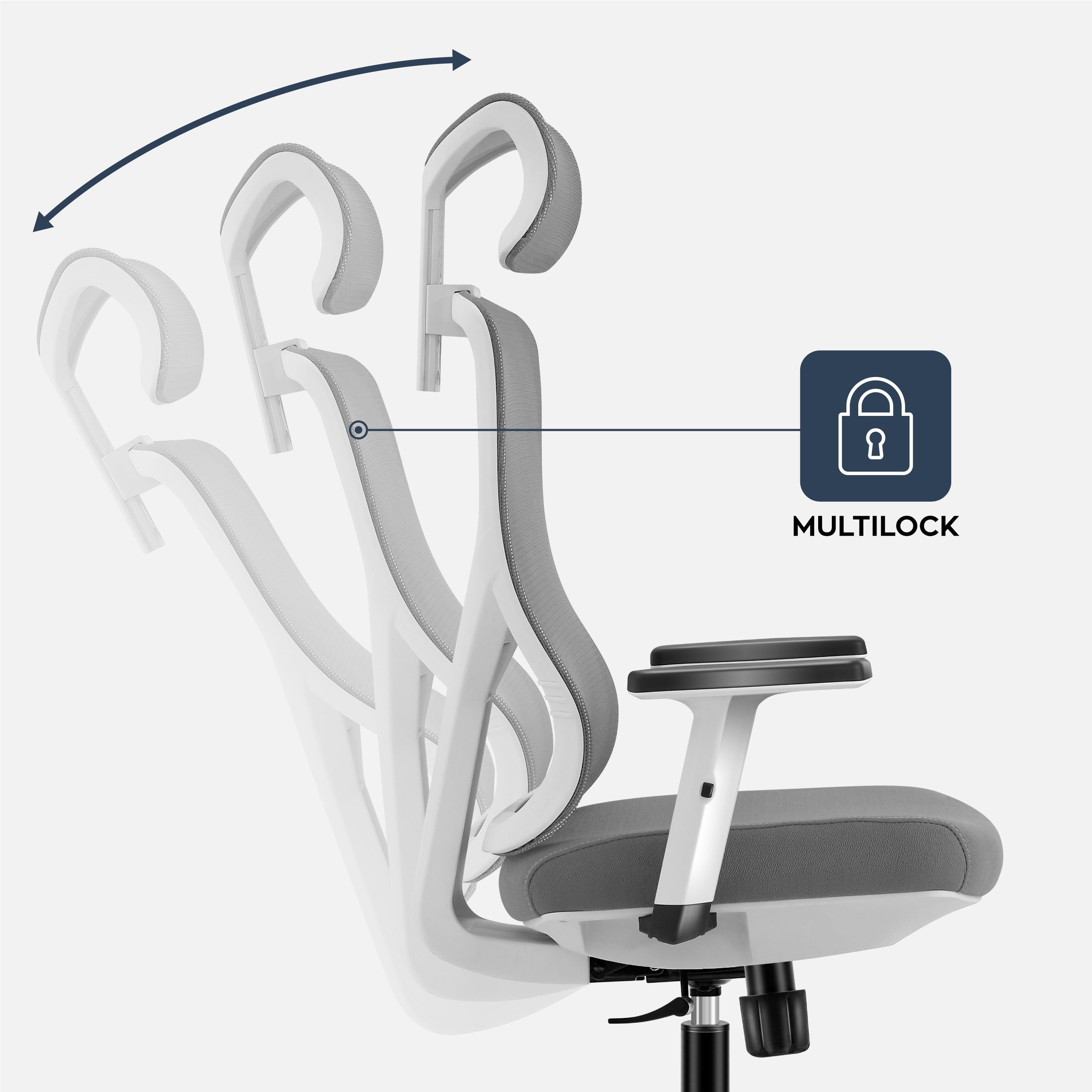 Comfortabele ergonomische bureaustoel