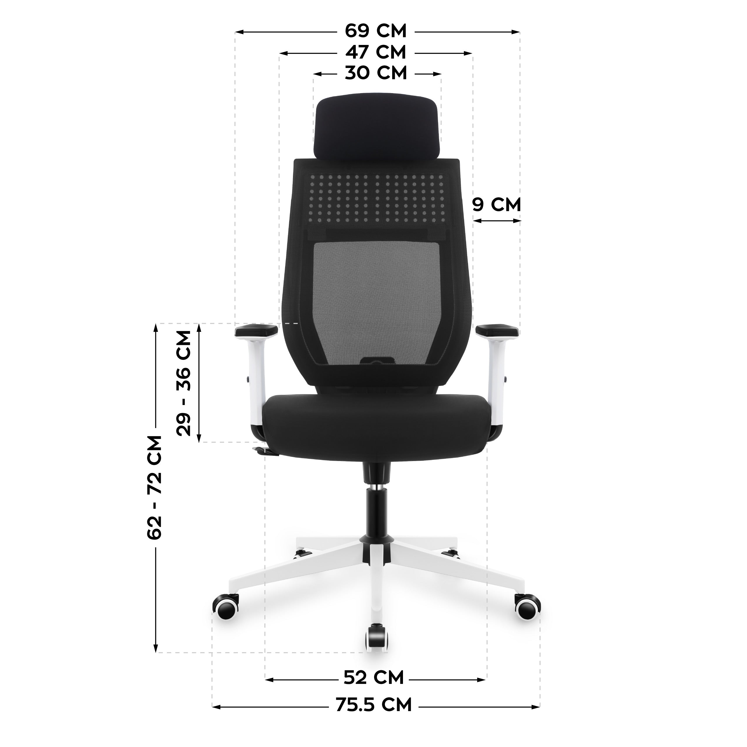 Bureaustoel MARK ADLER MANAGER 3.9 Black
